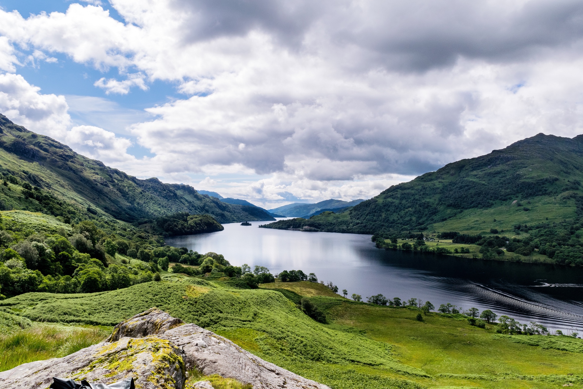 Blue Hour On Loch Tay In Kenmore Wallpapers