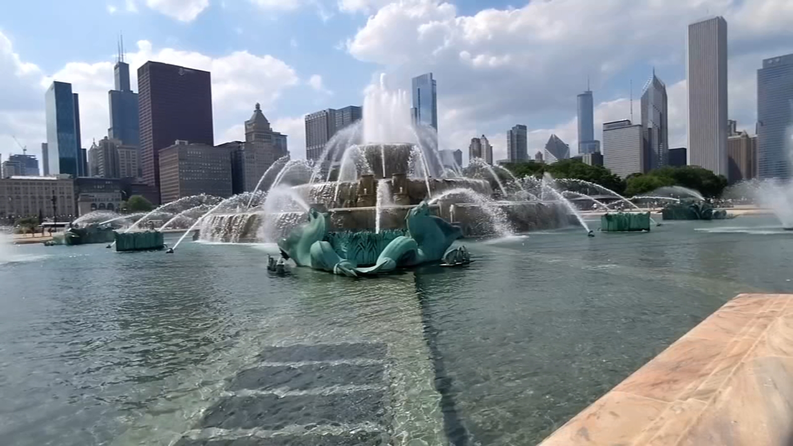 Buckingham Fountain Fountain Chicago Wallpapers