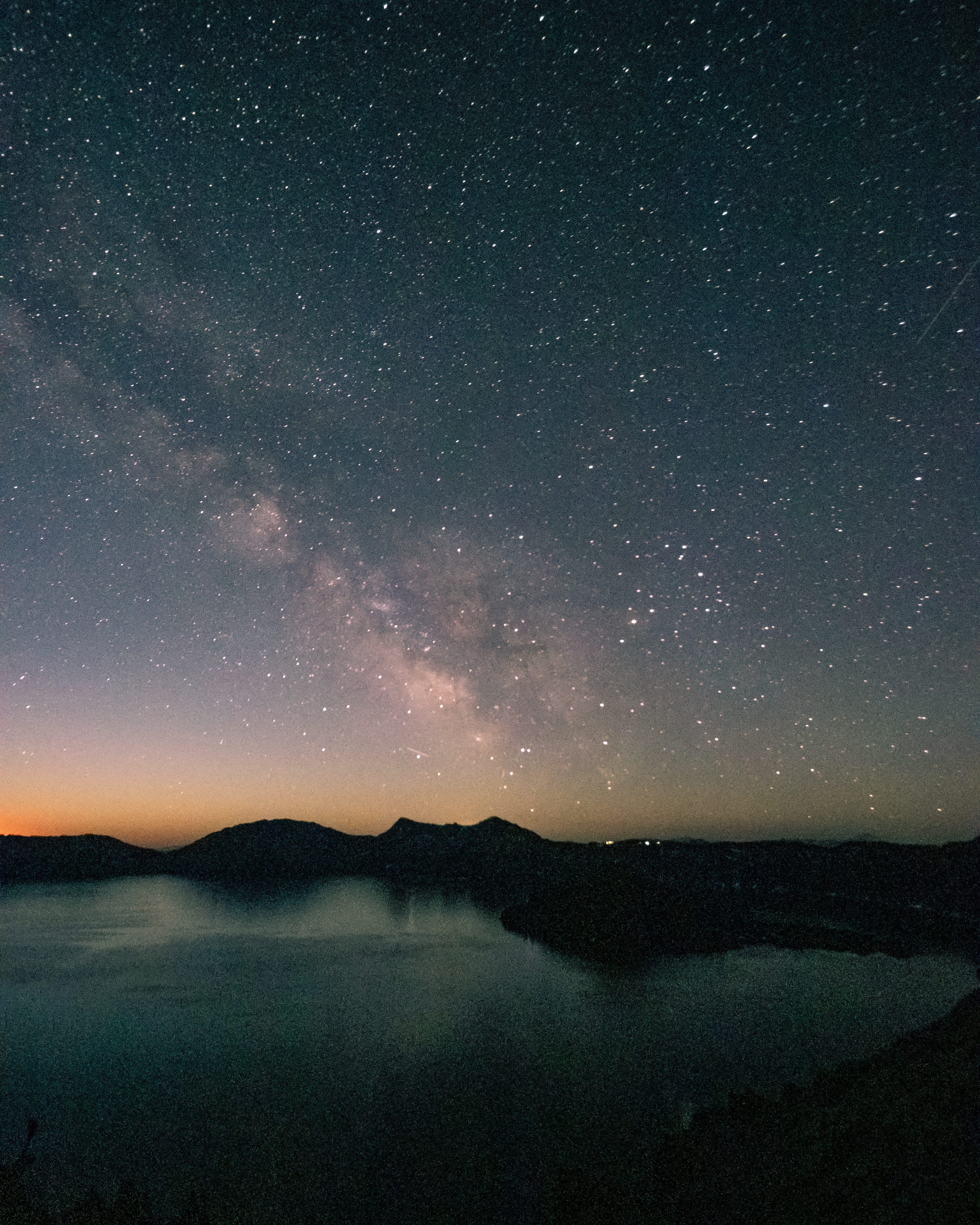 Canada Mountains View At Night Wallpapers