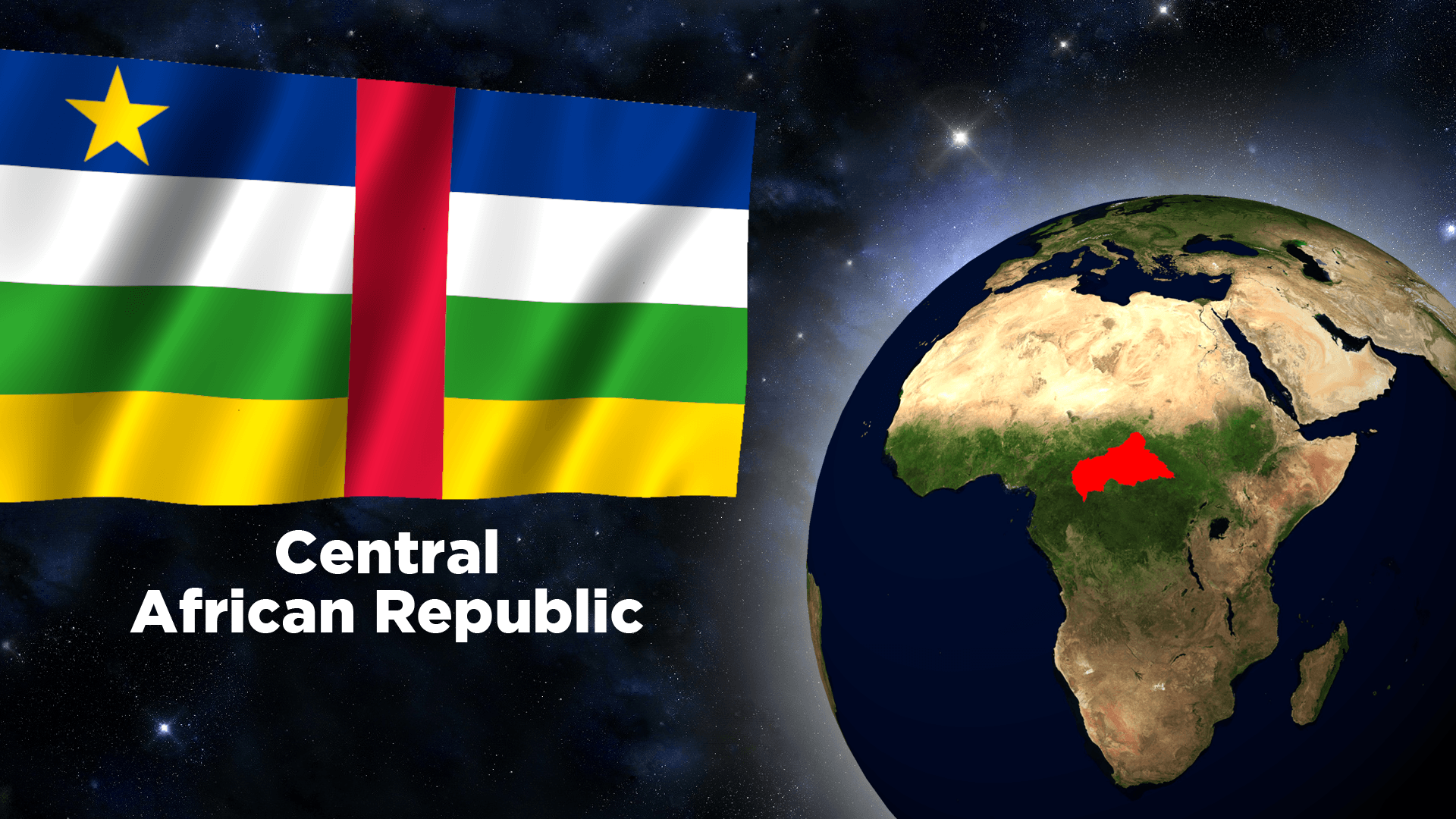 Central African Republic Flag Wallpapers