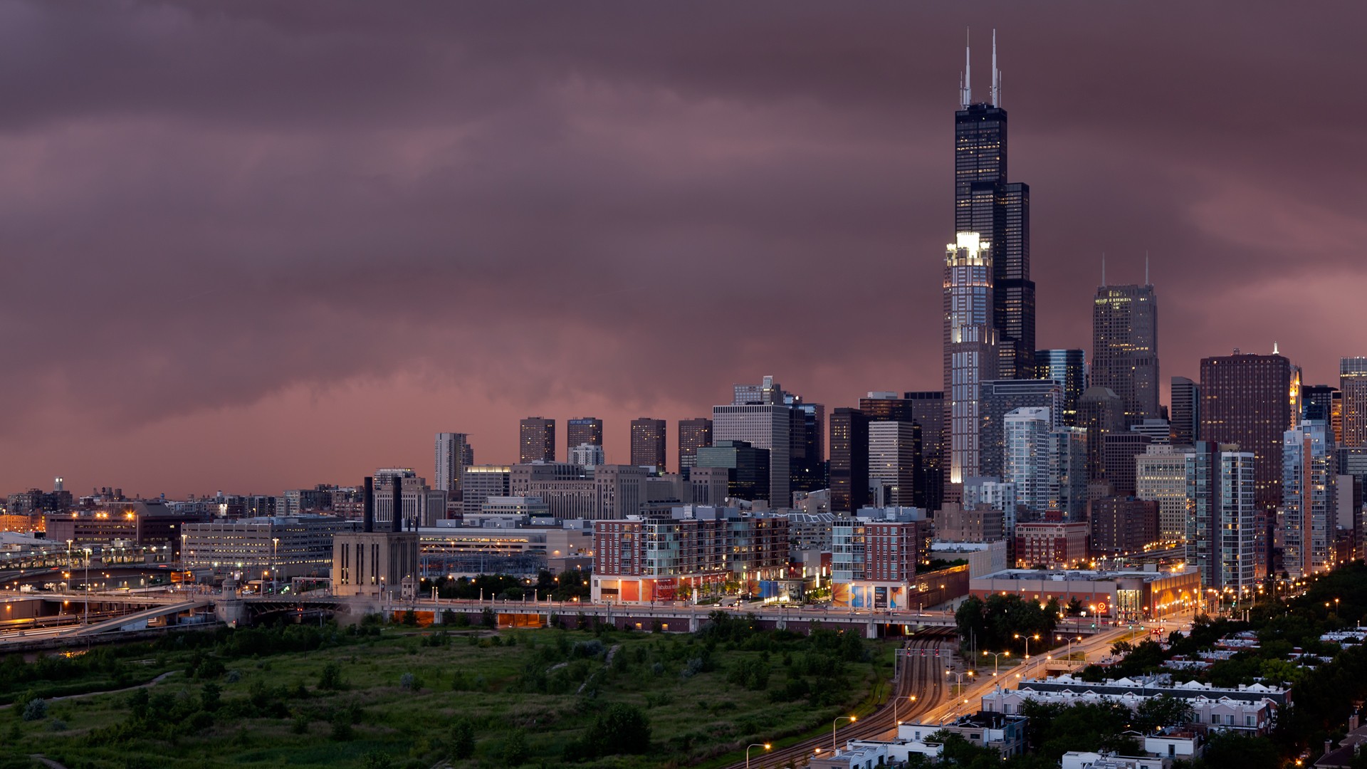 Chicago City Skyline Wallpapers