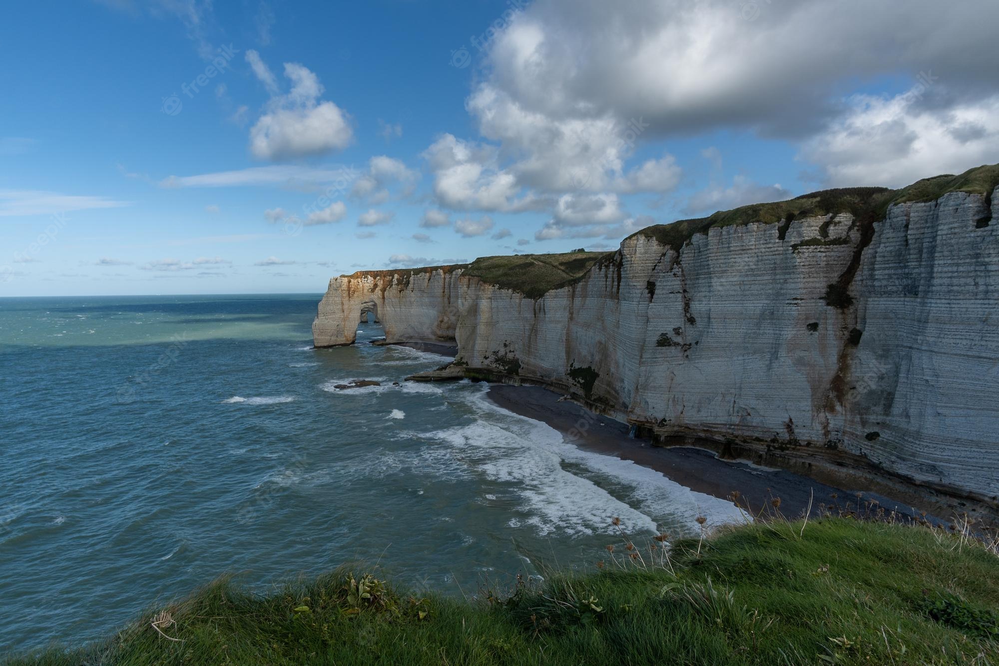 Coastline Hd Normandy Arch Wallpapers