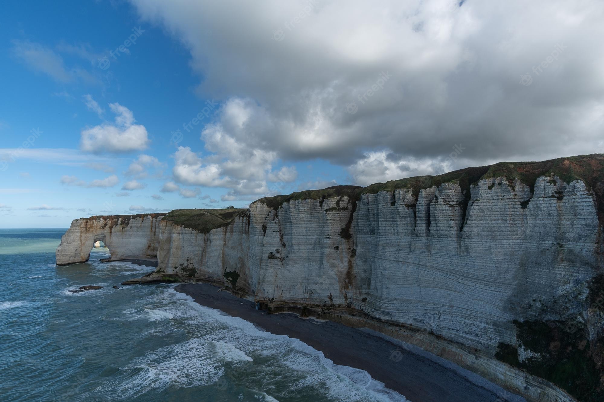 Coastline Hd Normandy Arch Wallpapers