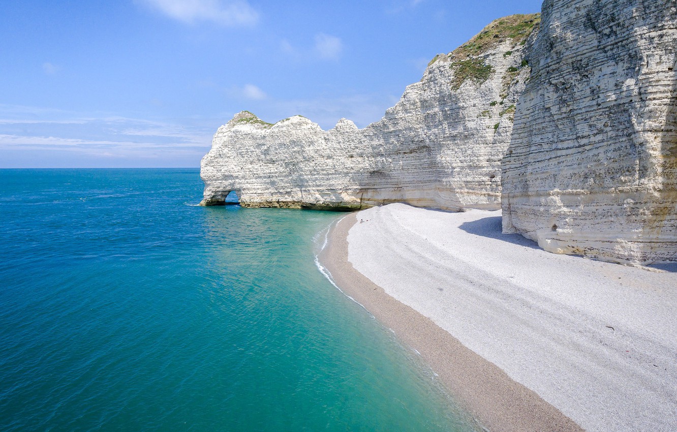 Coastline Hd Normandy Arch Wallpapers