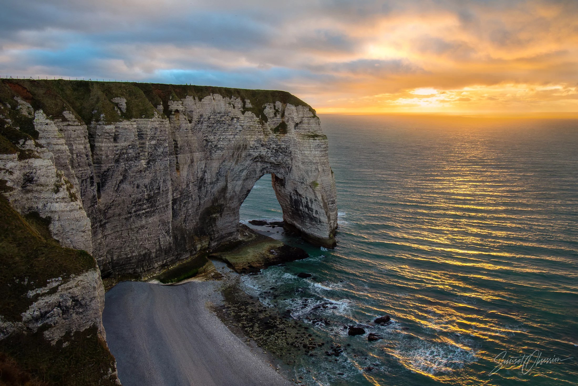 Coastline Hd Normandy Arch Wallpapers