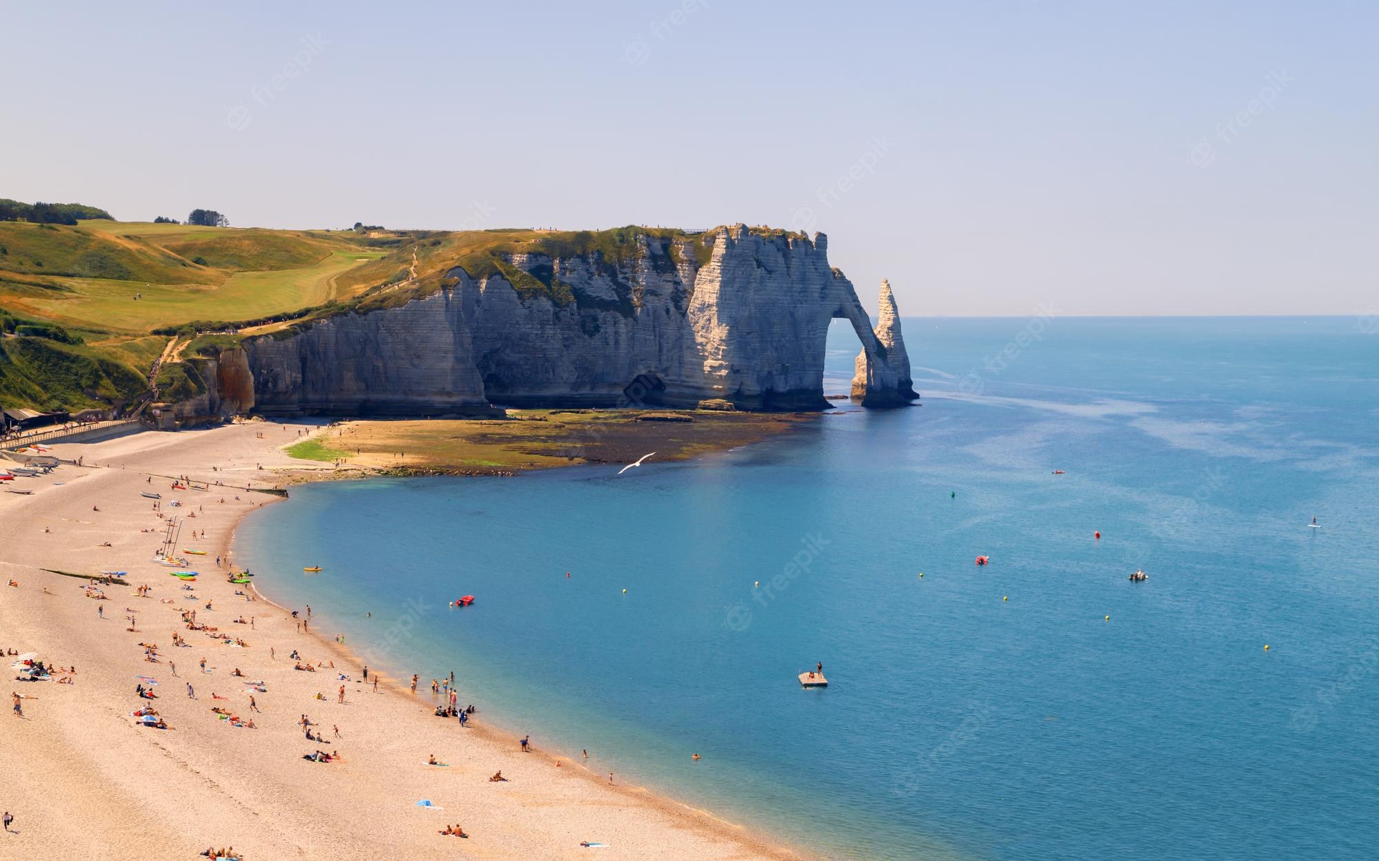 Coastline Hd Normandy Arch Wallpapers