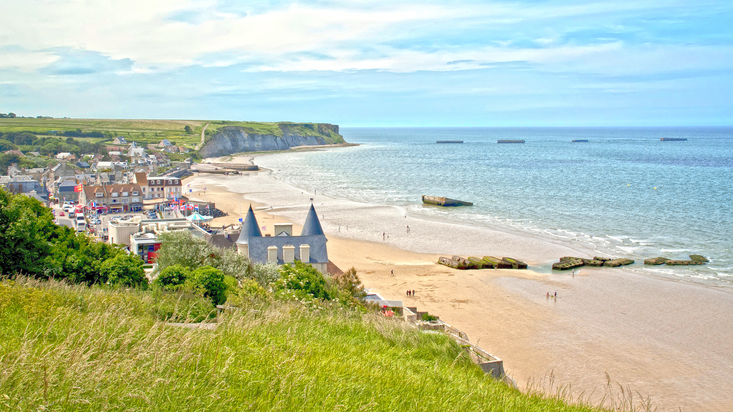 Coastline Hd Normandy Arch Wallpapers