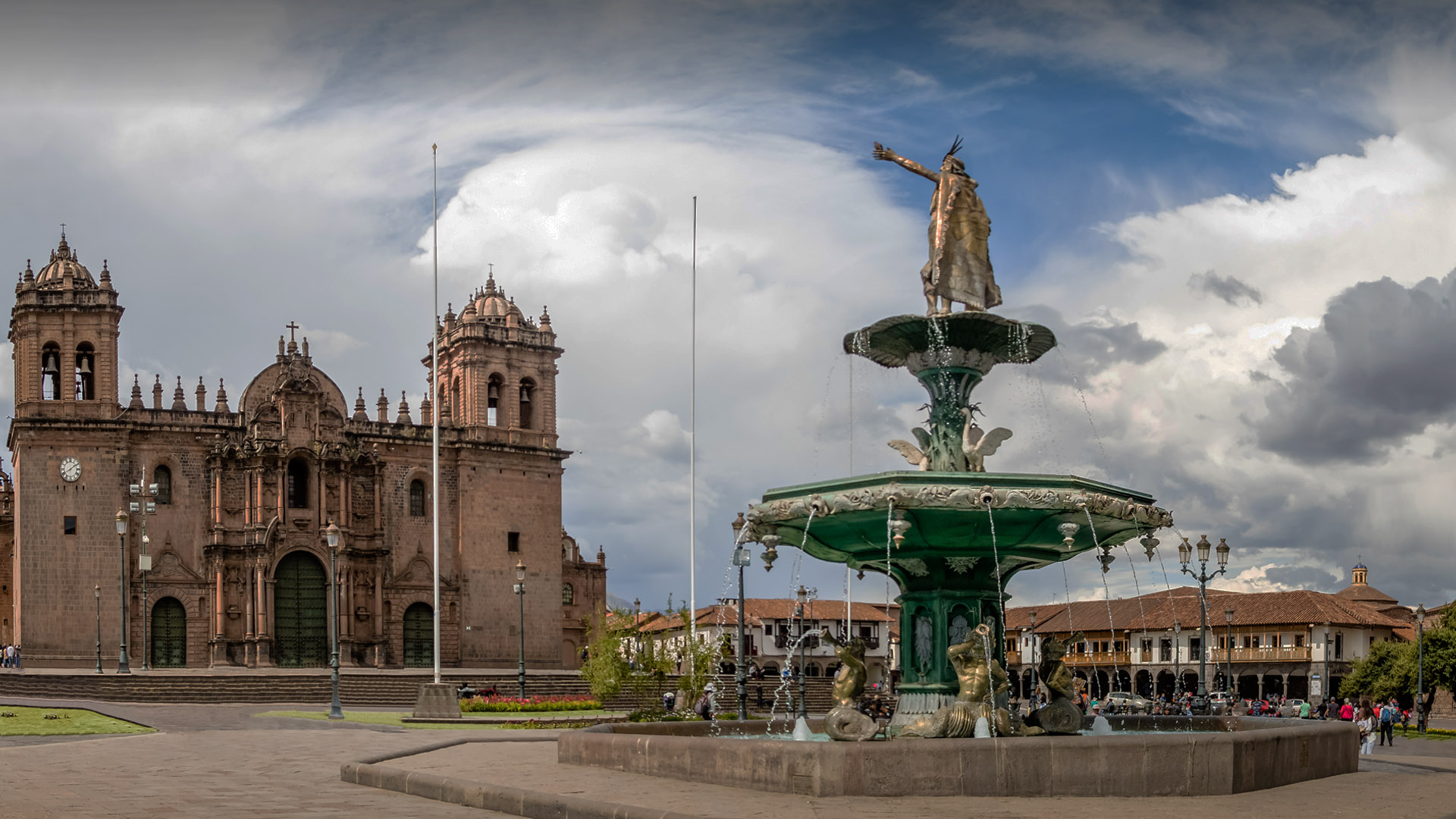 Cusco Cathedral On The Plaza De Armas Wallpapers