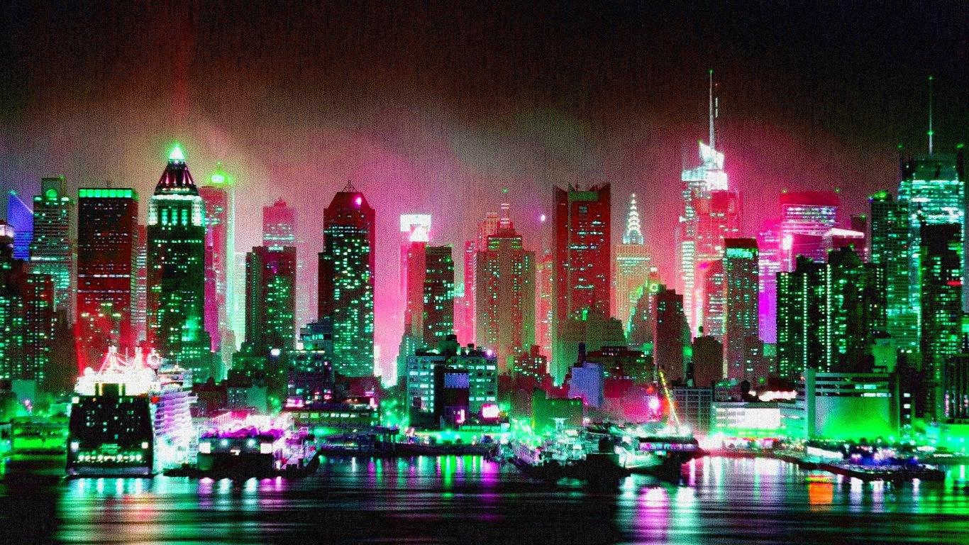 Cyberpunk Futuristic New Port City Wallpapers