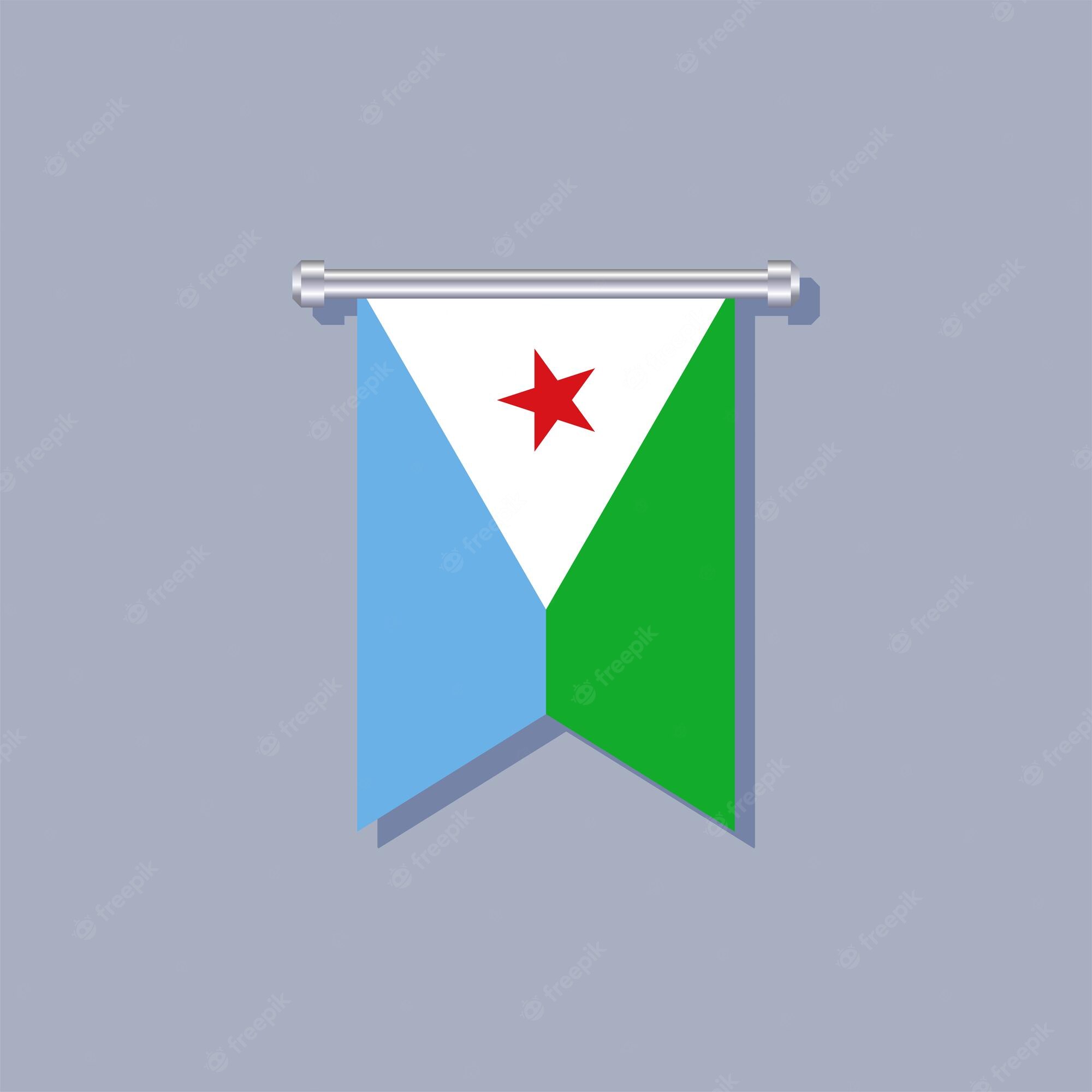 Djibouti Flag Wallpapers