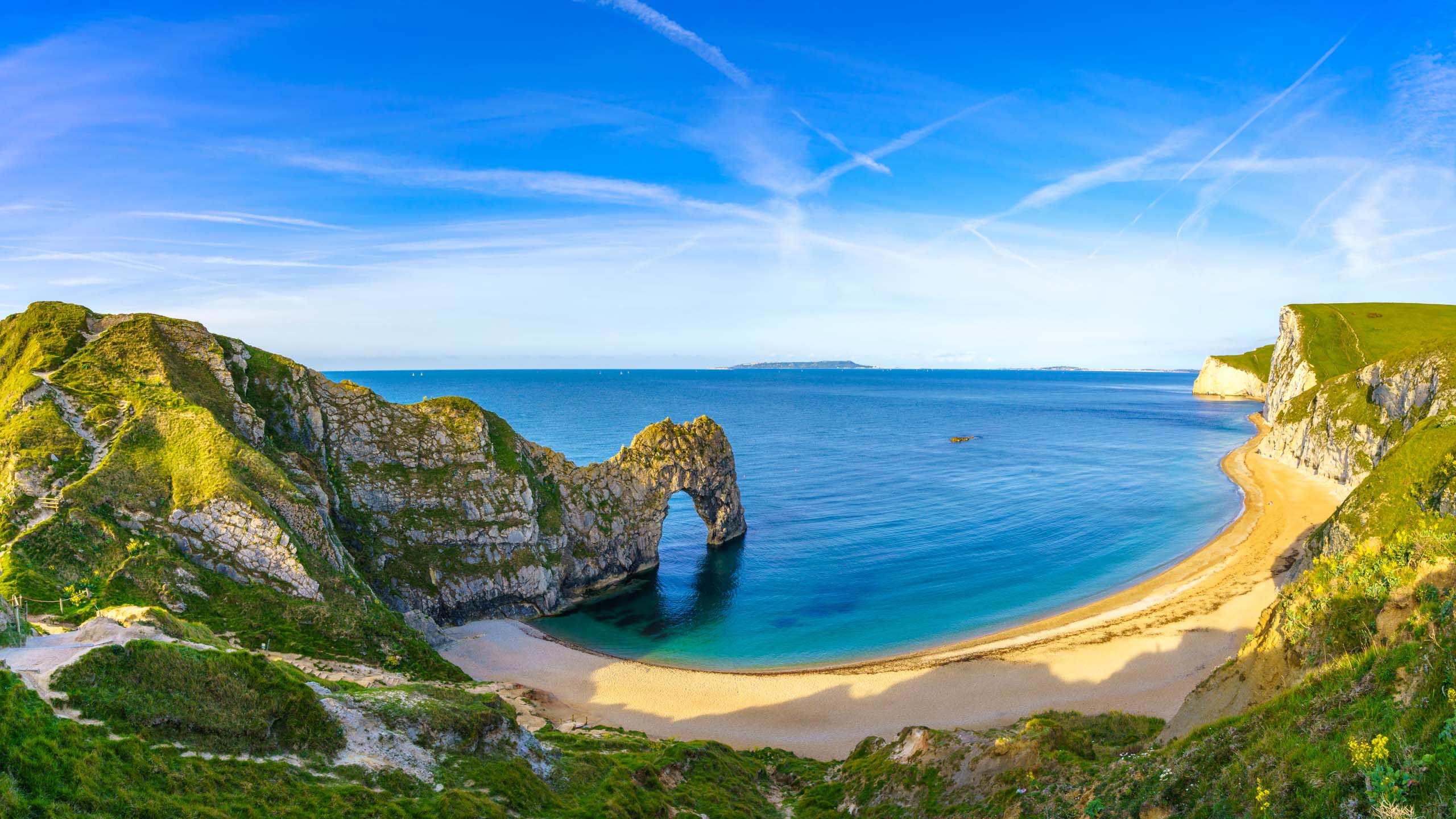 Dorset Bay Lulworth-Cov In England Wallpapers