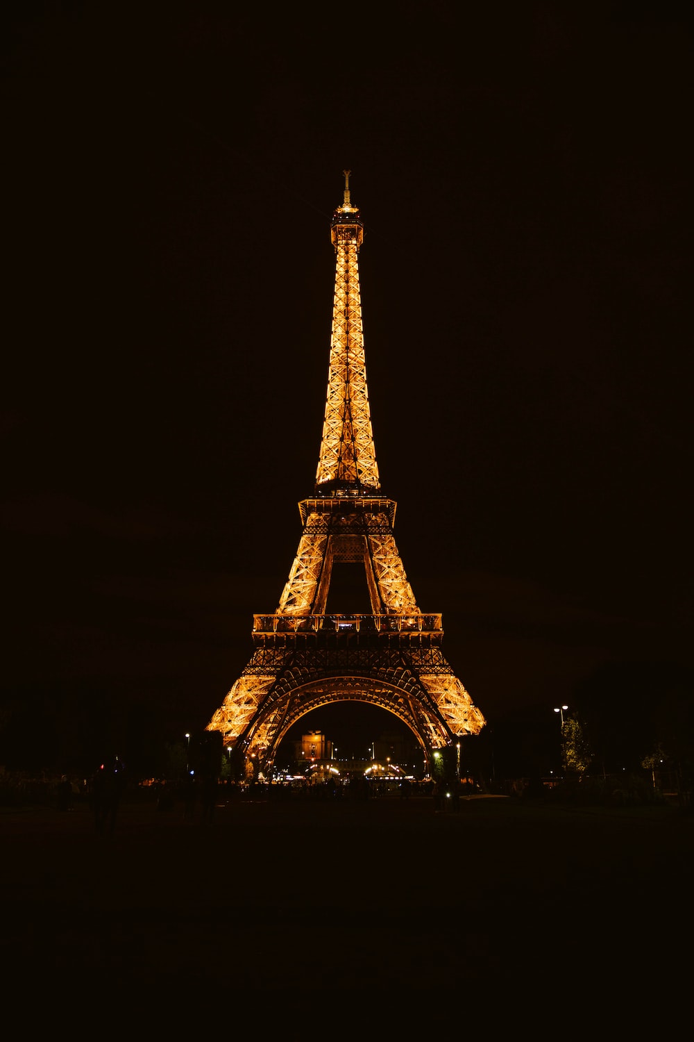 Eiffel Tower Light Show At Night Wallpapers