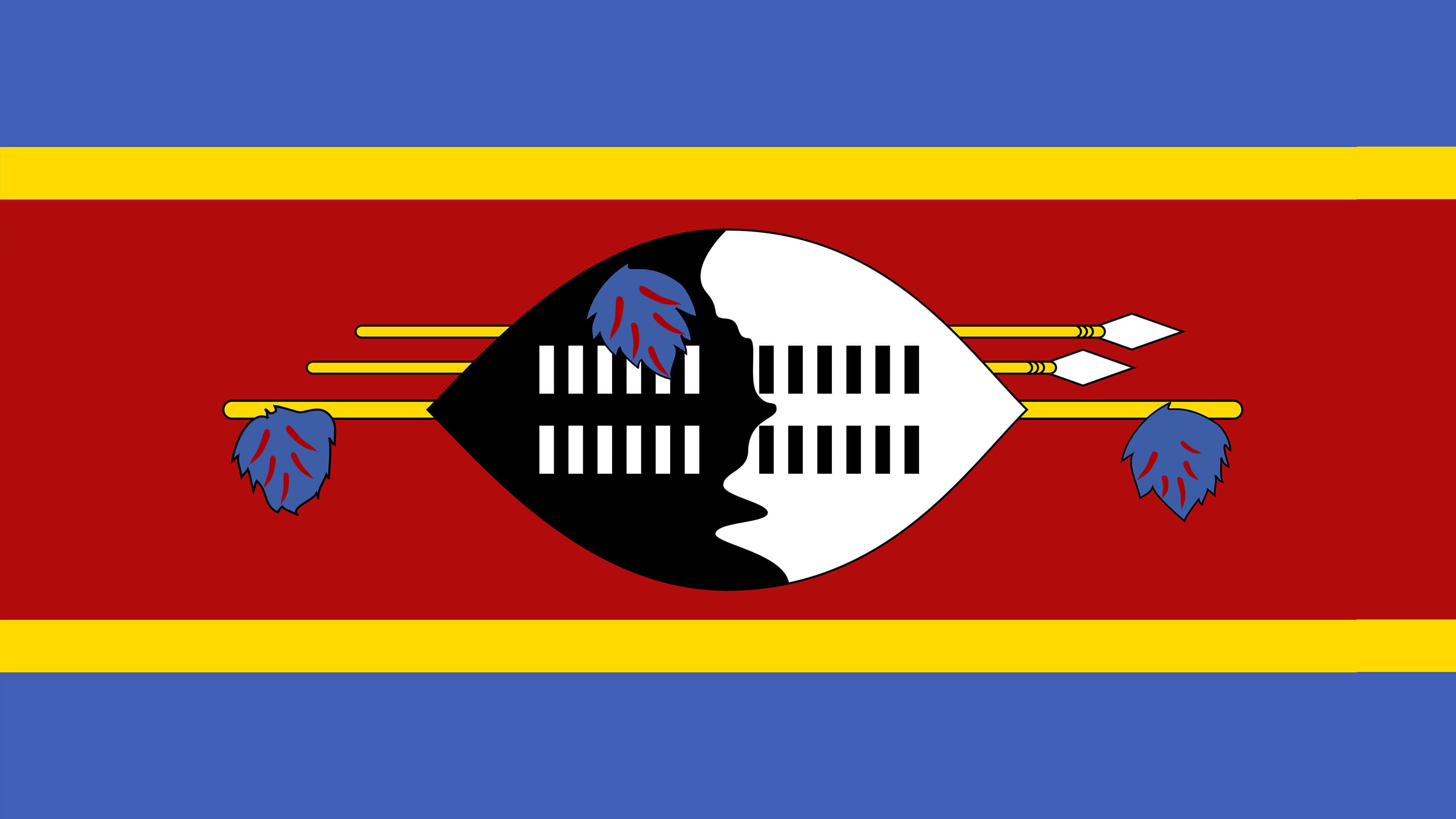 Eswatini Flag Wallpapers