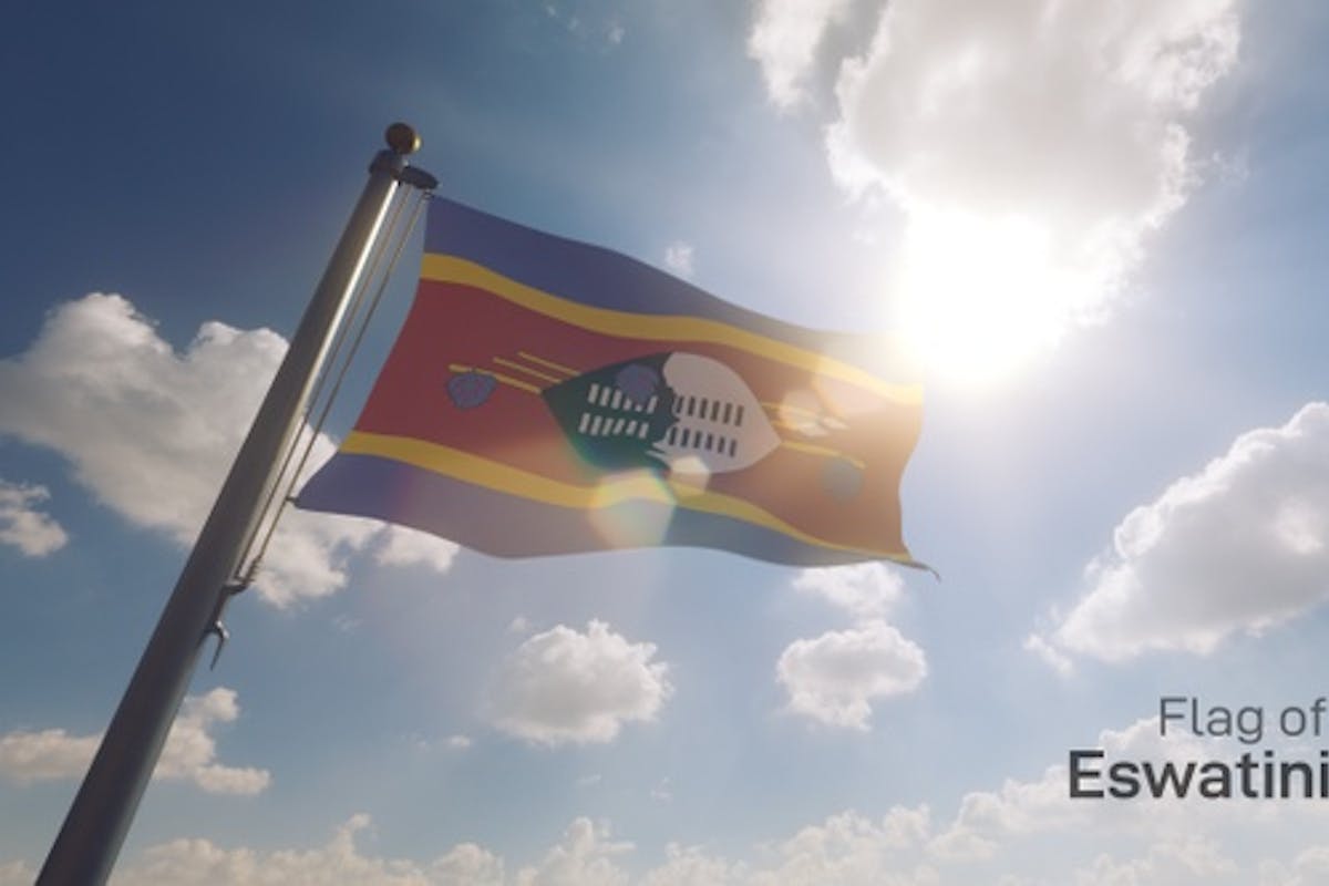 Eswatini Flag Wallpapers