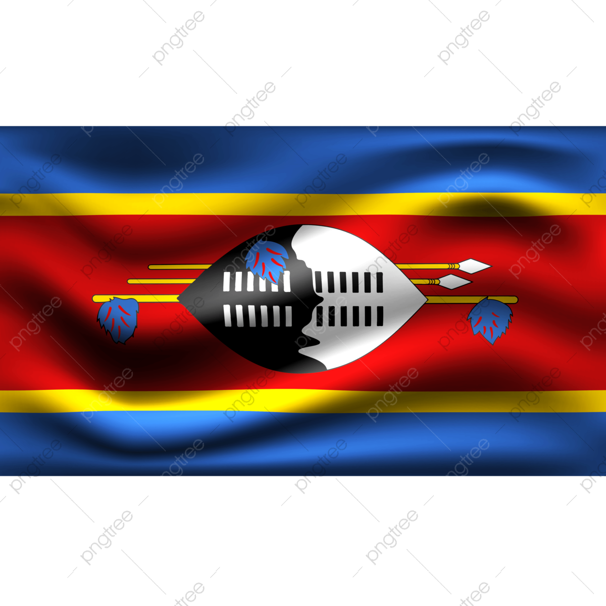 Eswatini Flag Wallpapers