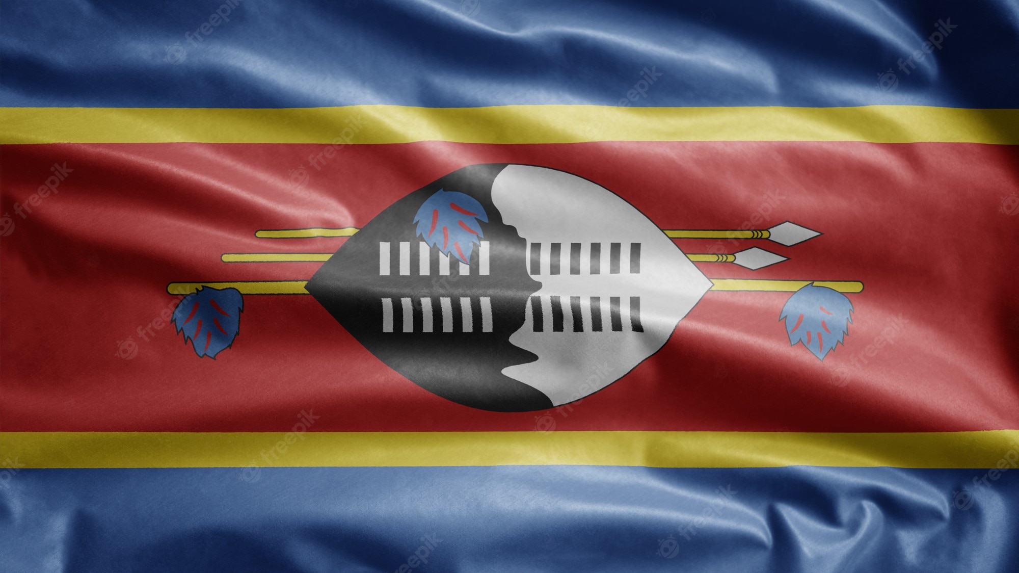 Eswatini Flag Wallpapers