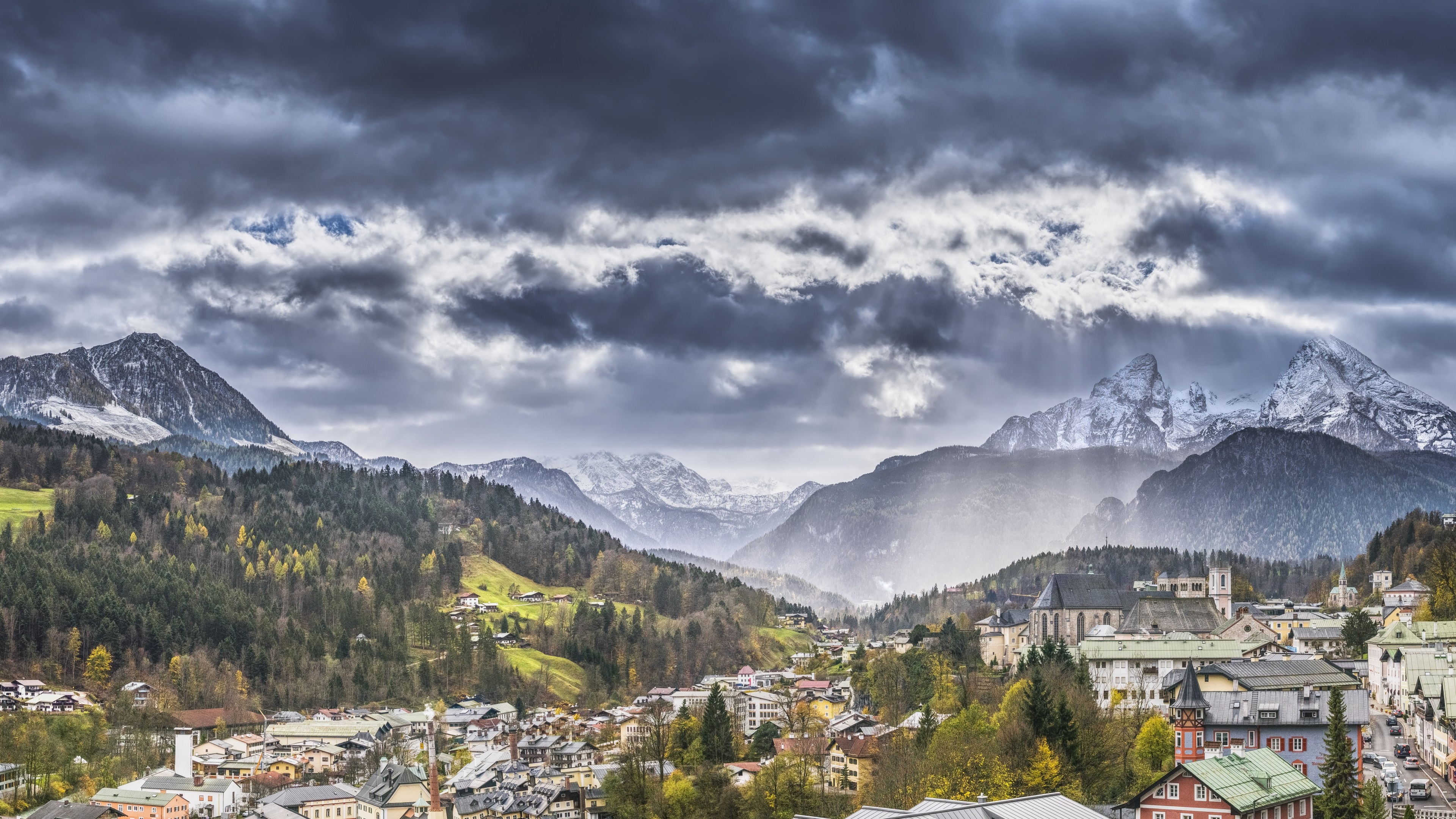 Europe In Summer Alps Mountains And Clouds Wallpapers