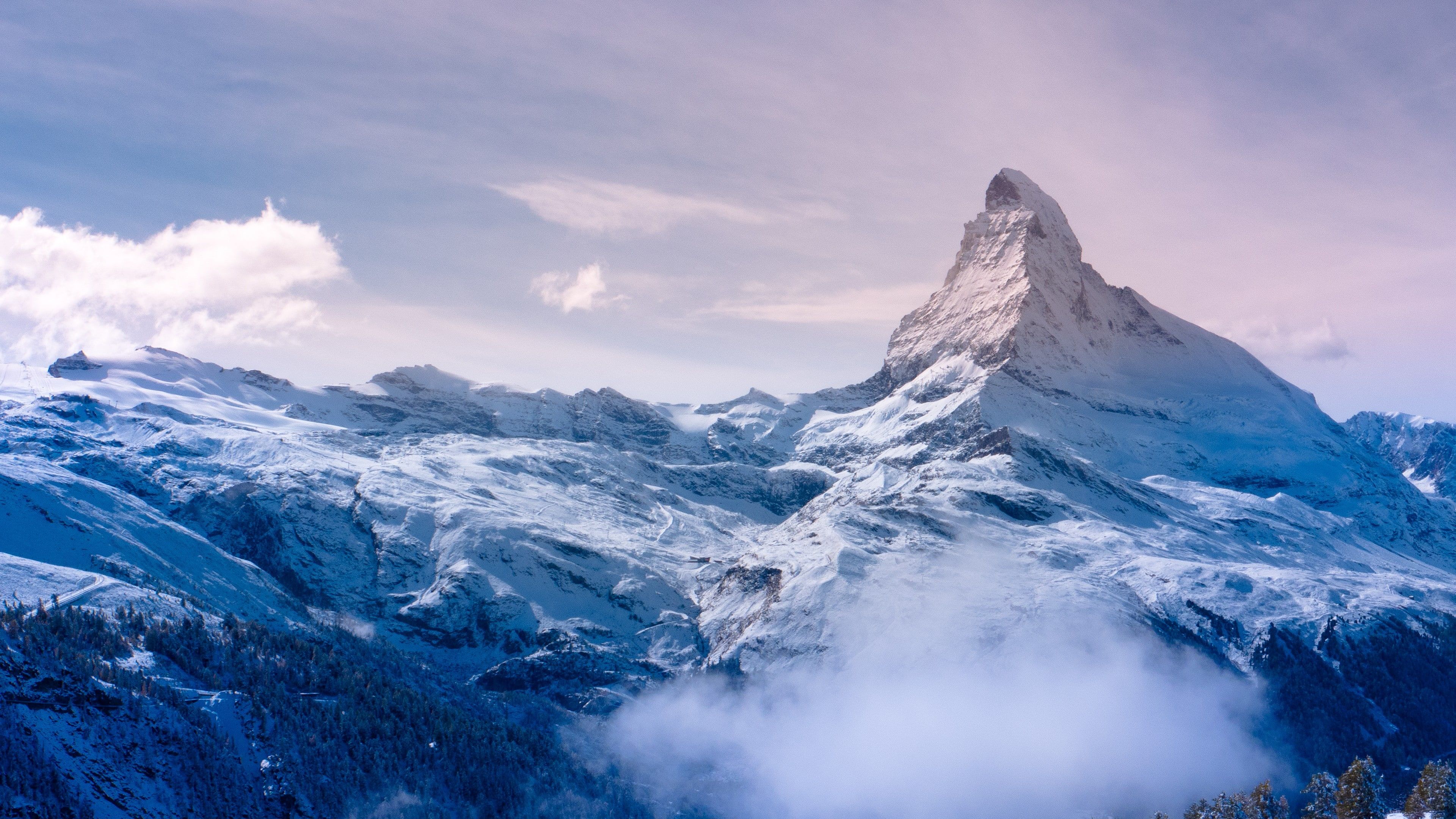 Europe In Summer Alps Mountains And Clouds Wallpapers