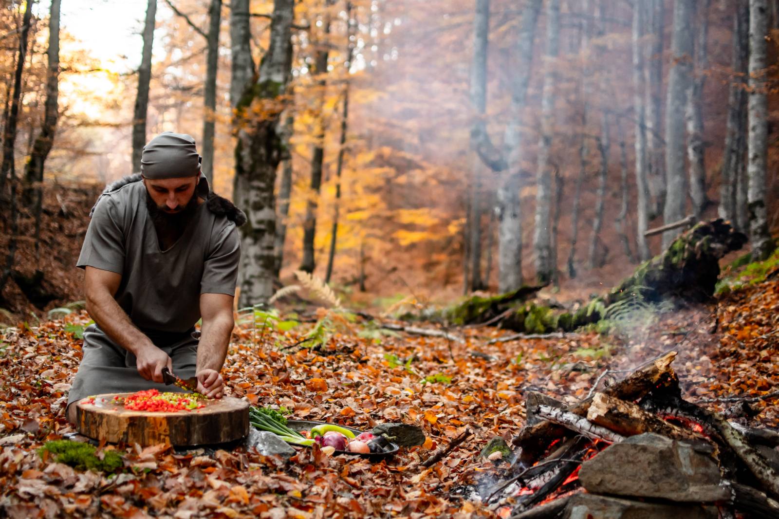 Forests Houses Autumn In Struga Macedonia Wallpapers