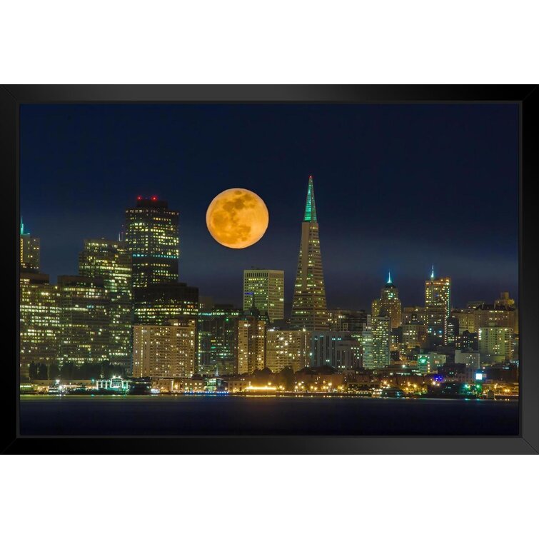 Full Moon Over Manhattan Wallpapers