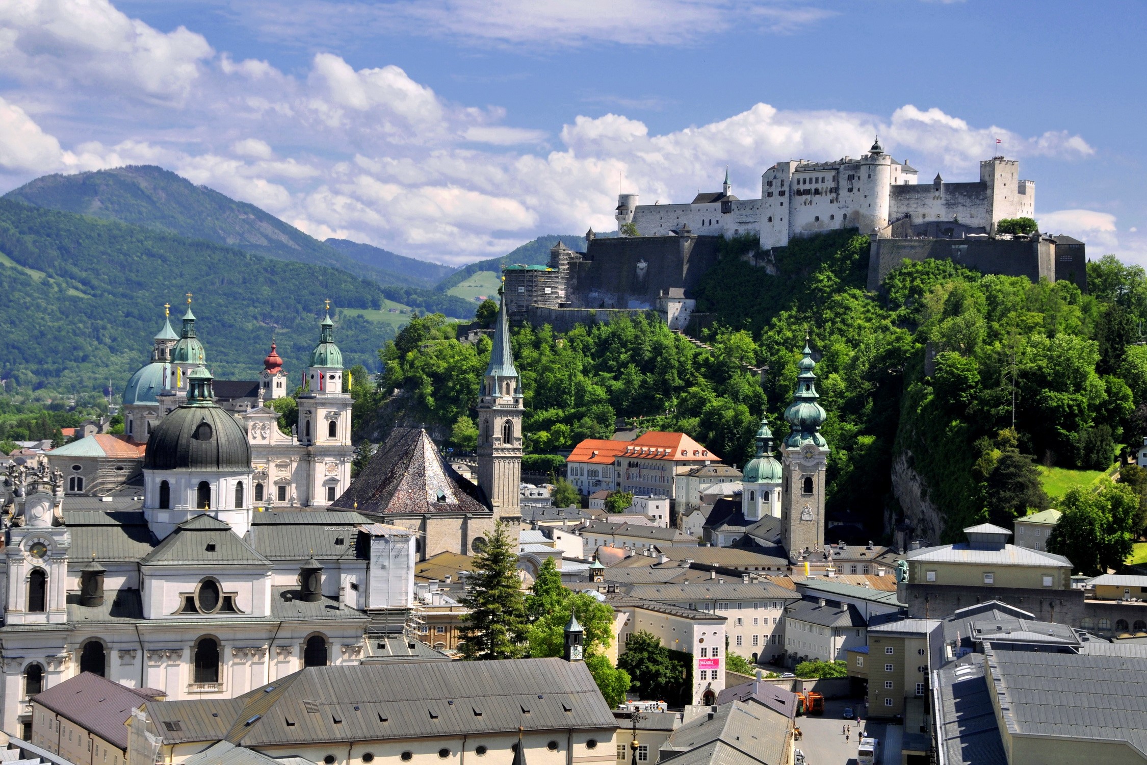 Hohensalzburg Church  At Night Wallpapers