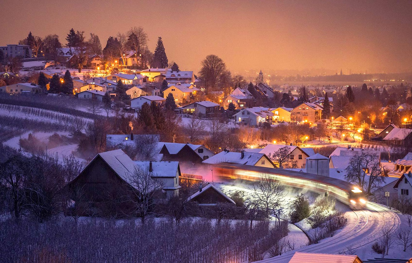 Hohnstein City Germany In Winter Snow Wallpapers
