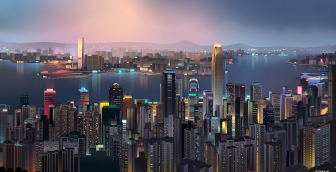 Hong Kong Skyscrapers Wallpapers