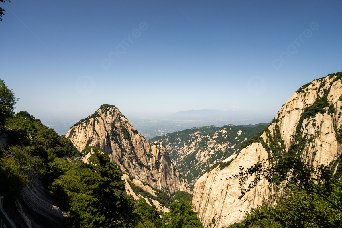 Huashan Mountain In Weinan China Wallpapers