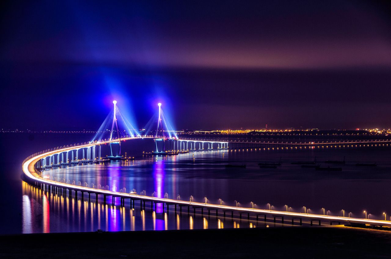 Incheon Songdo Bridge Wallpapers