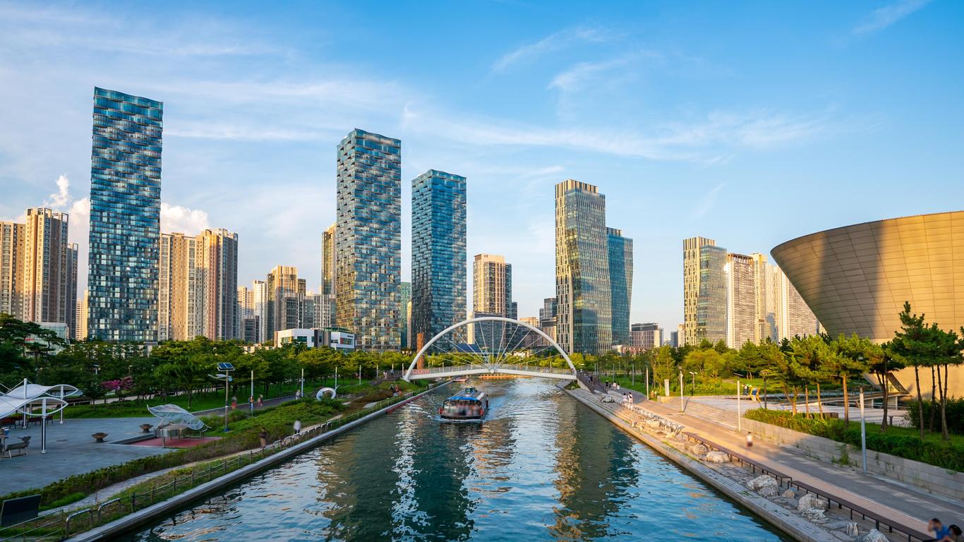 Incheon Songdo Bridge Wallpapers