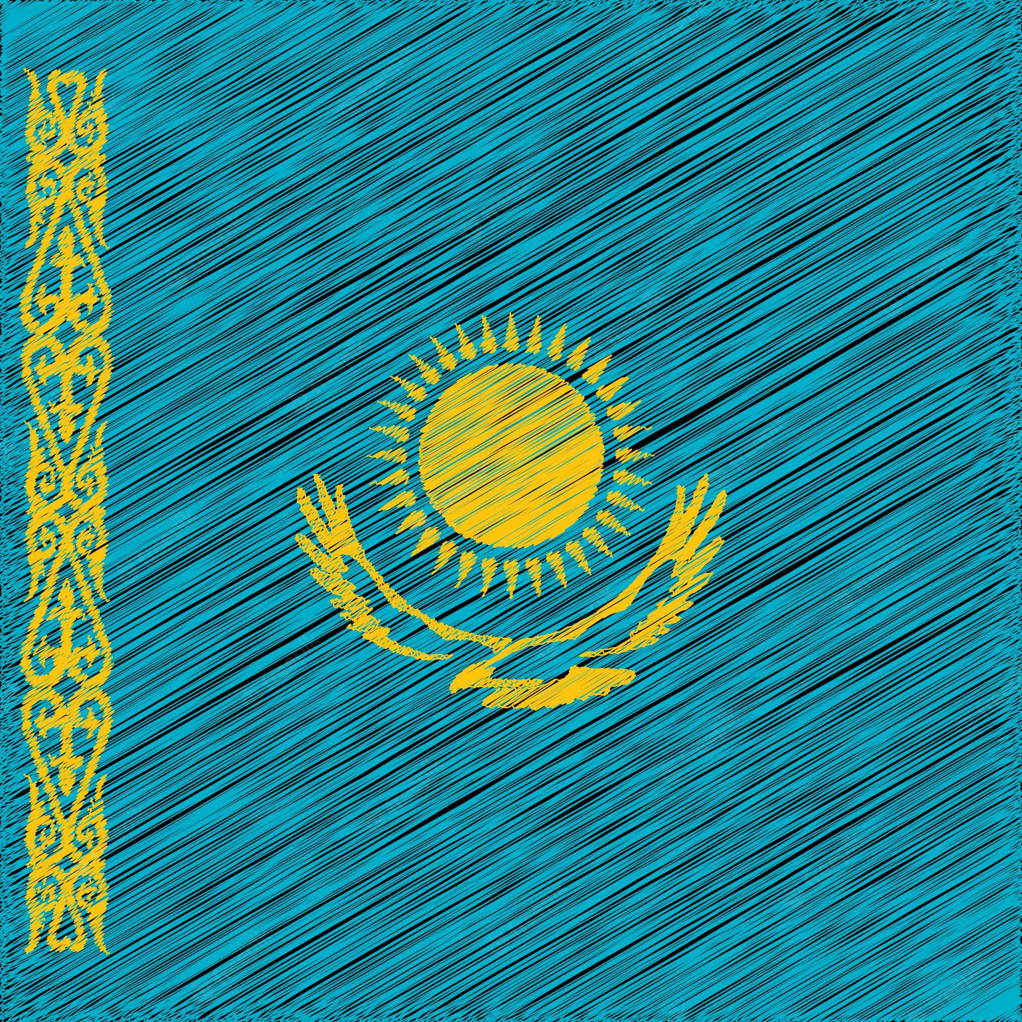 Kazakhstan Flag Wallpapers