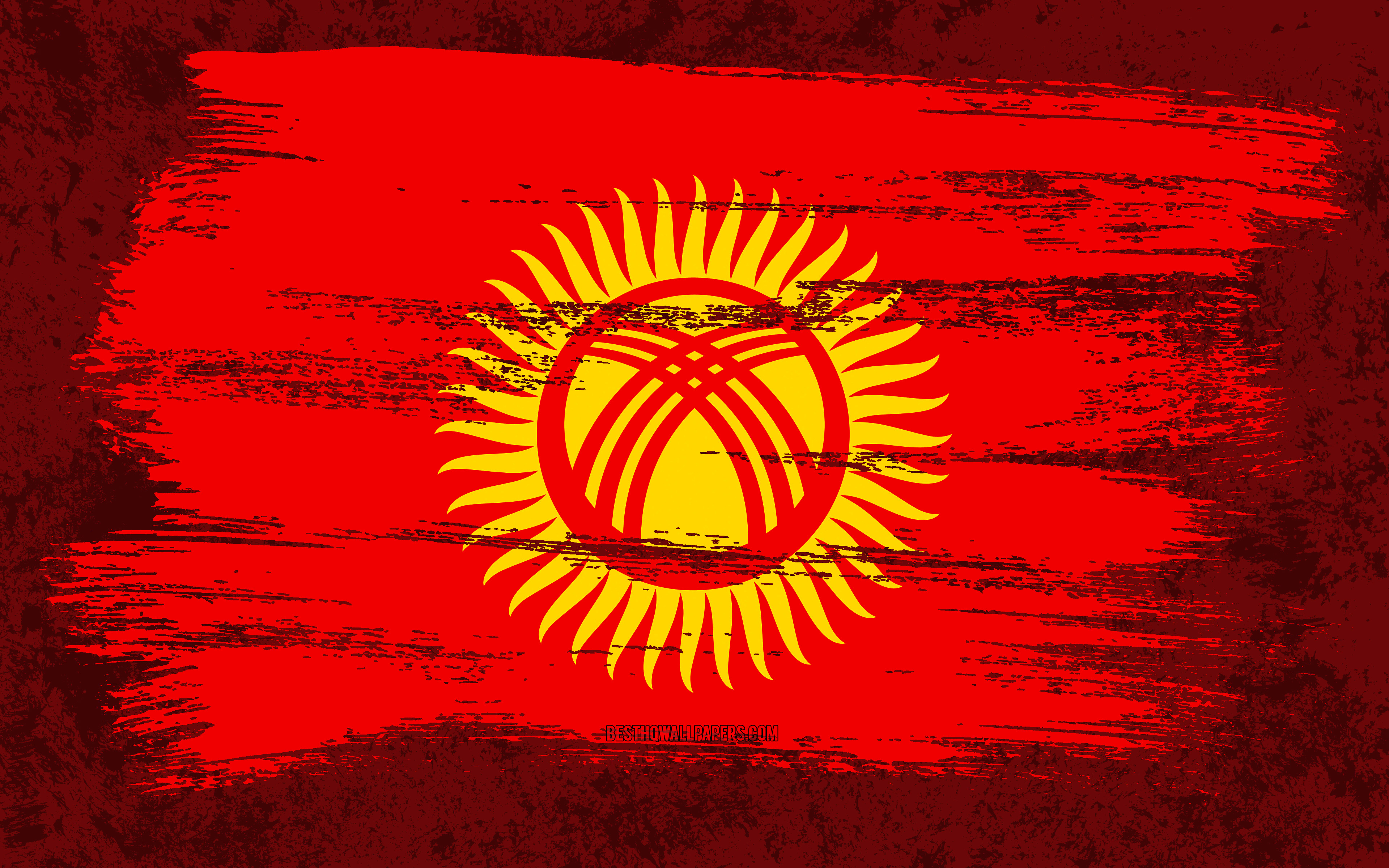 Kyrgyzstan Flag Wallpapers