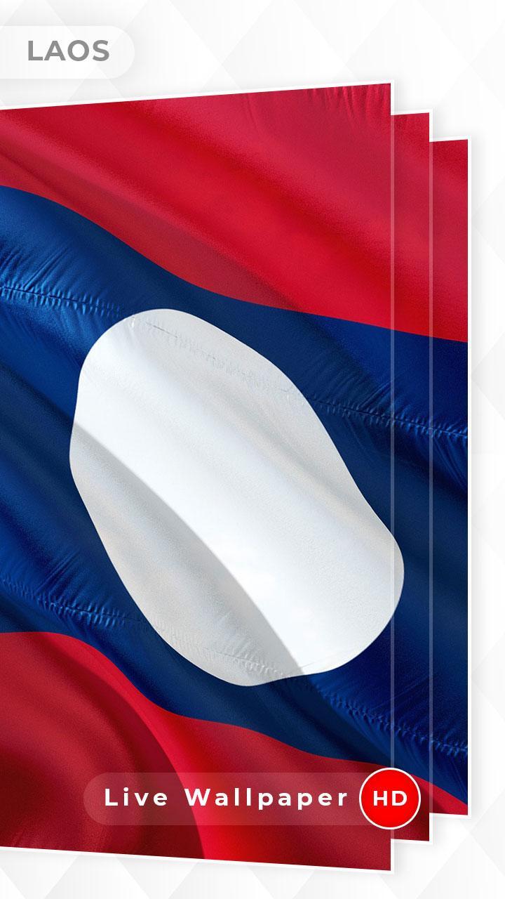 Laos Flag Wallpapers