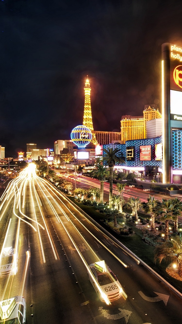 Las Vegas Buildings Lights Wallpapers