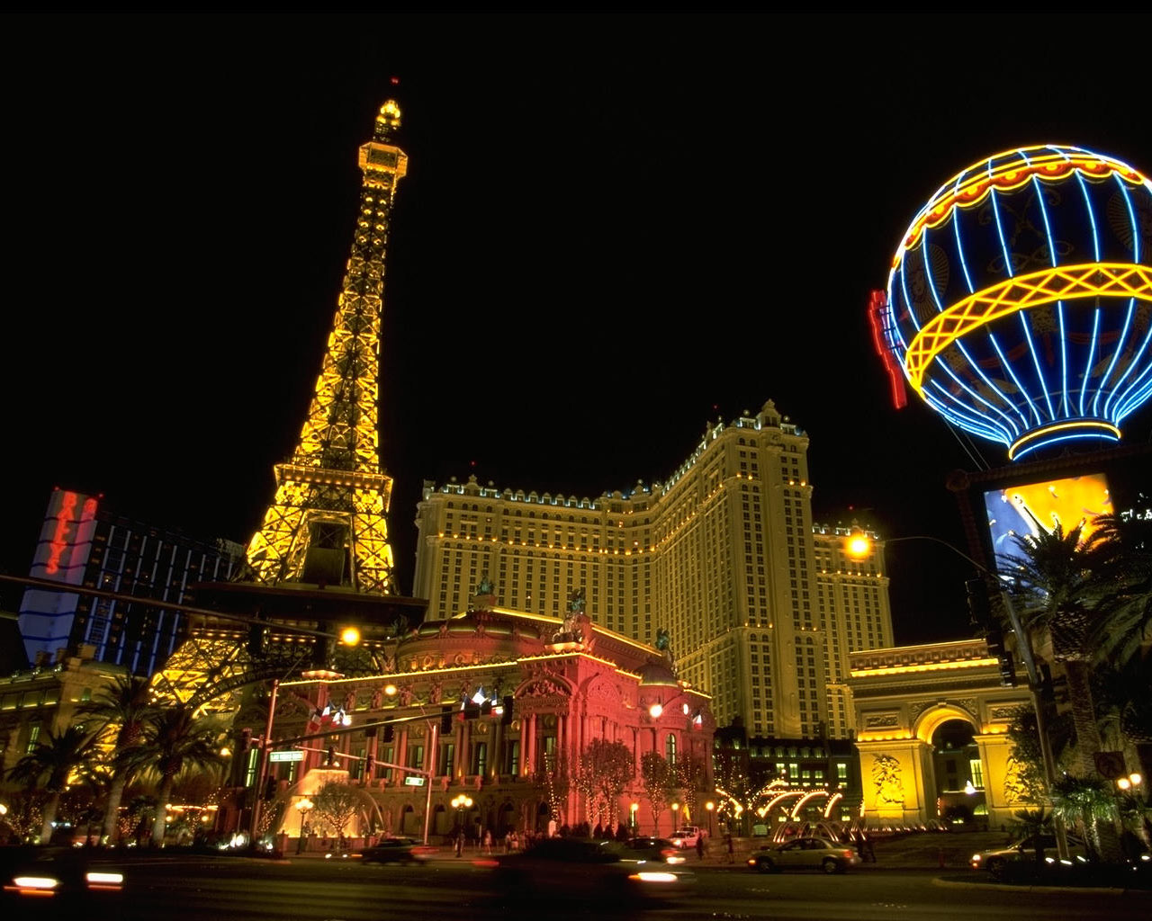 Las Vegas Buildings Lights Wallpapers