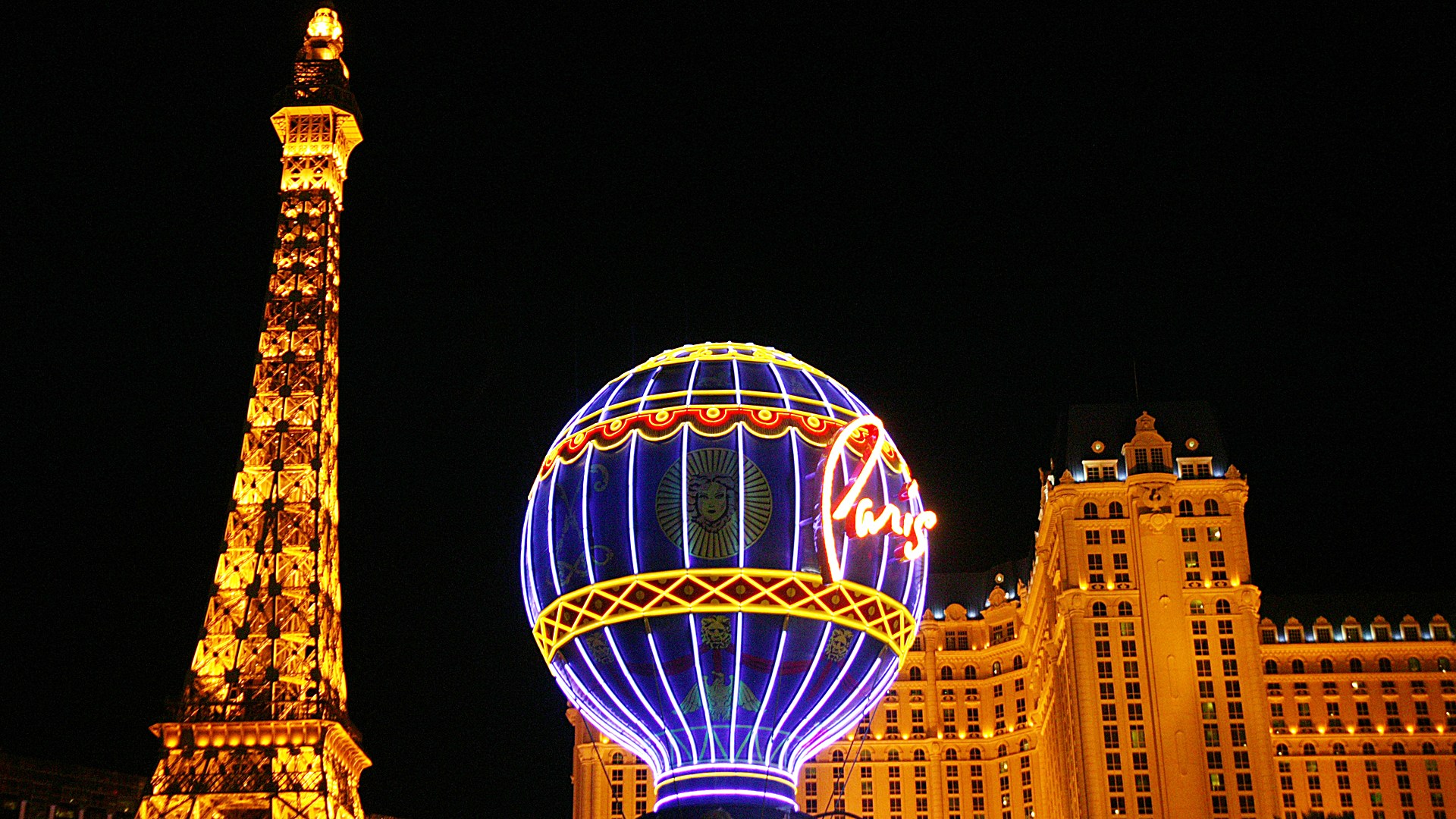Las Vegas Buildings Lights Wallpapers