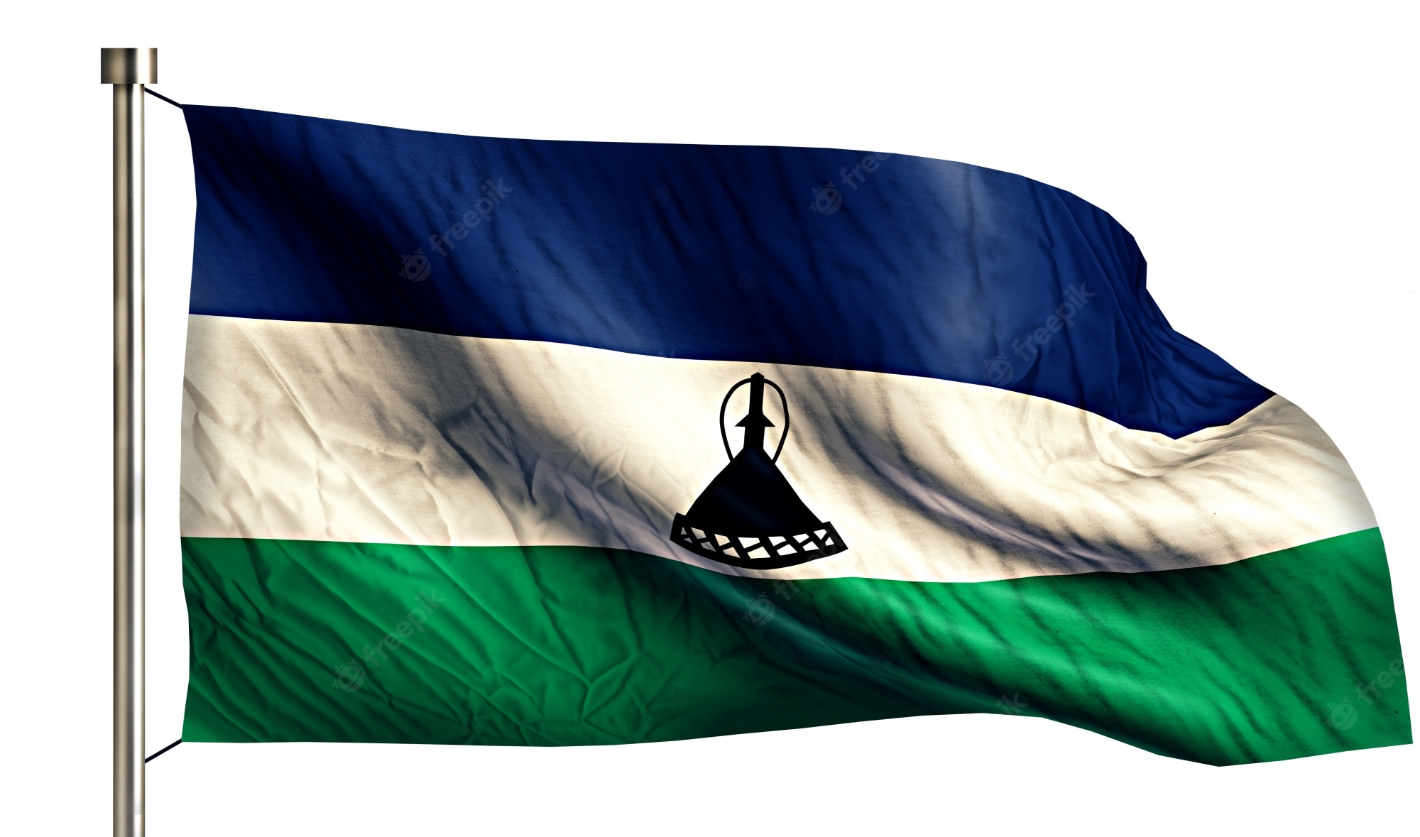 Lesotho Flag Wallpapers