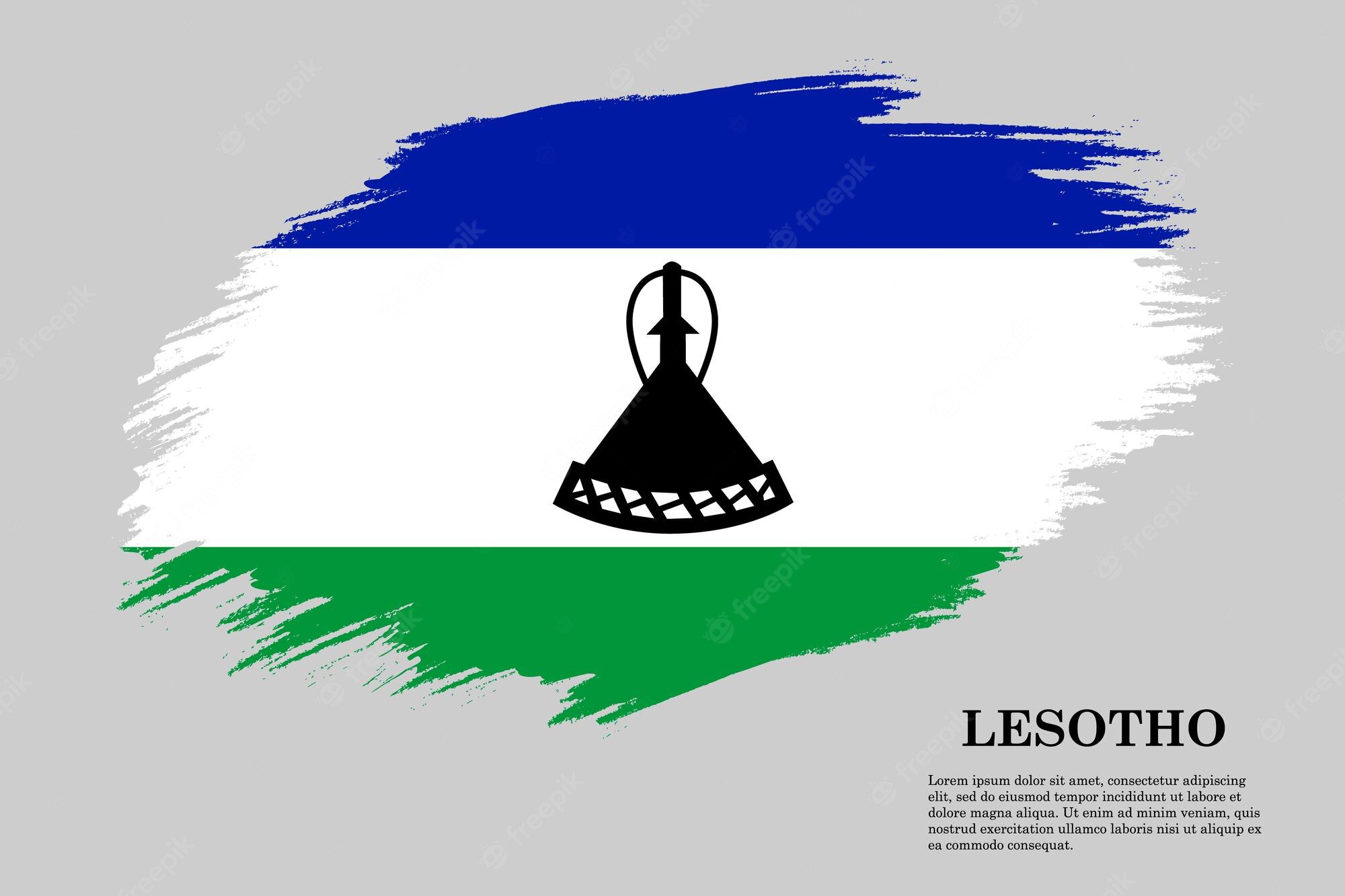 Lesotho Flag Wallpapers