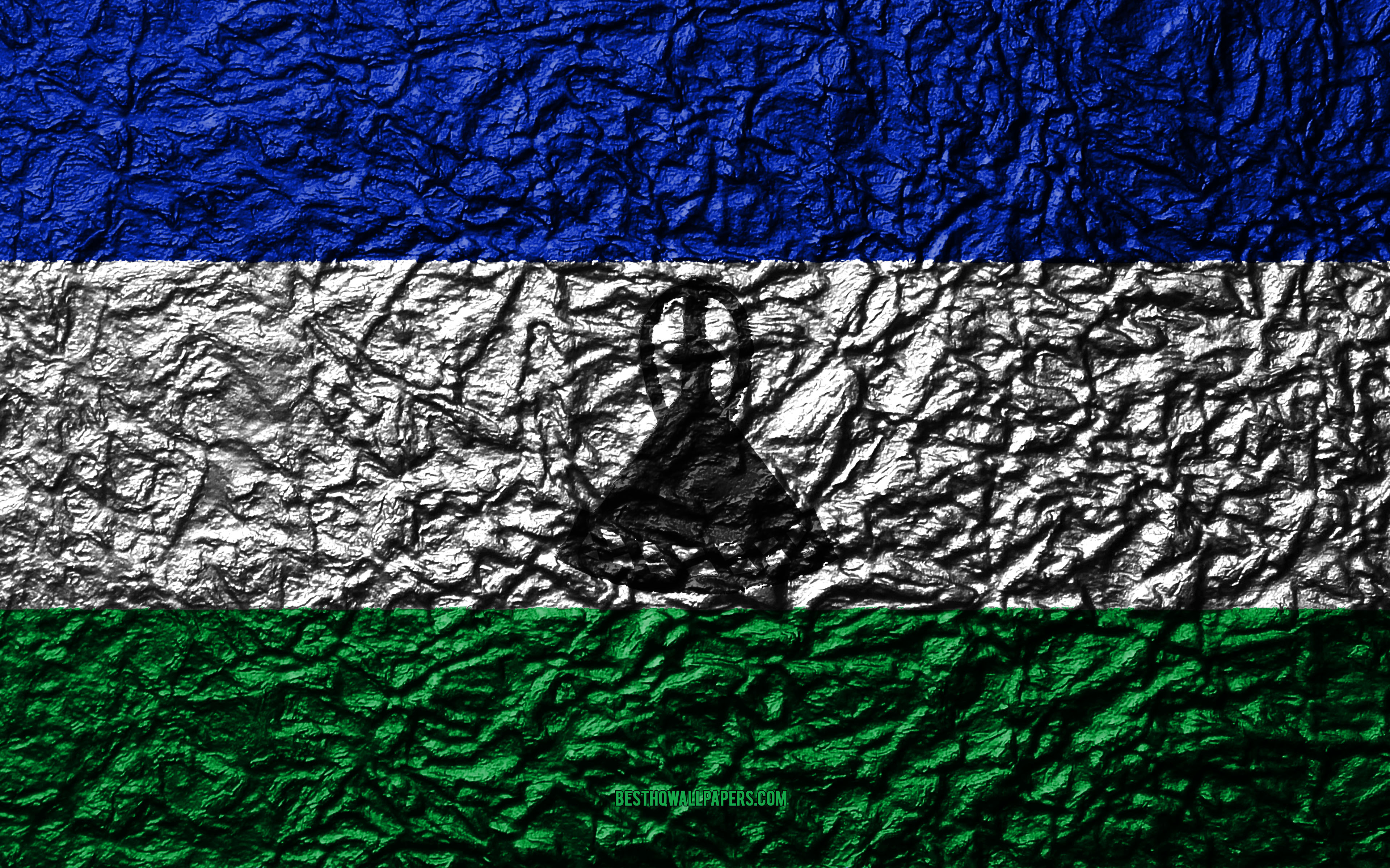 Lesotho Flag Wallpapers