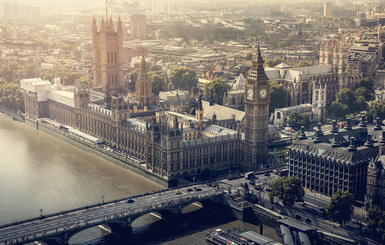 London England Tower Bridge Thames River Cityscape Urban Wallpapers