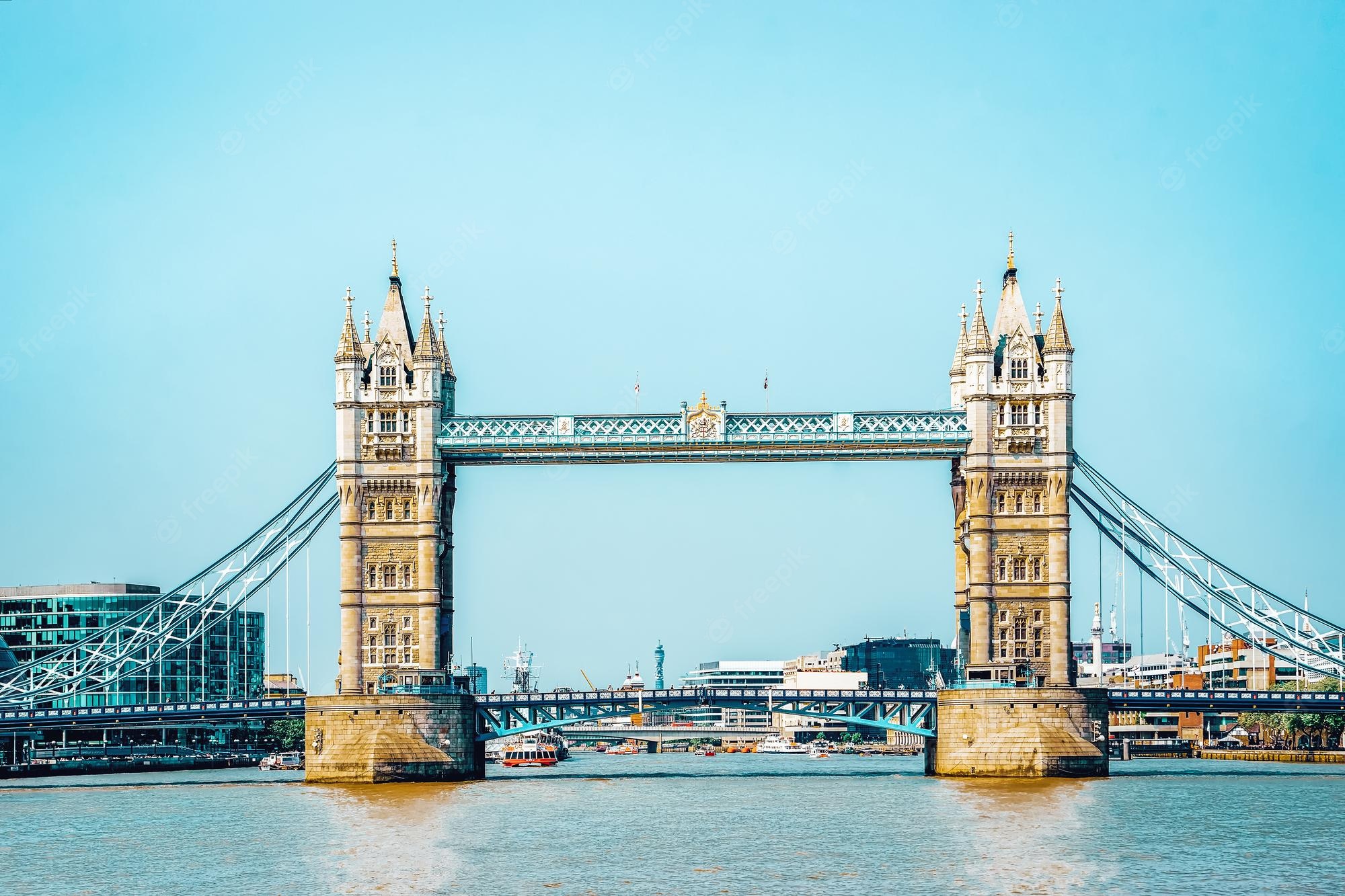 London England Tower Bridge Thames River Cityscape Urban Wallpapers