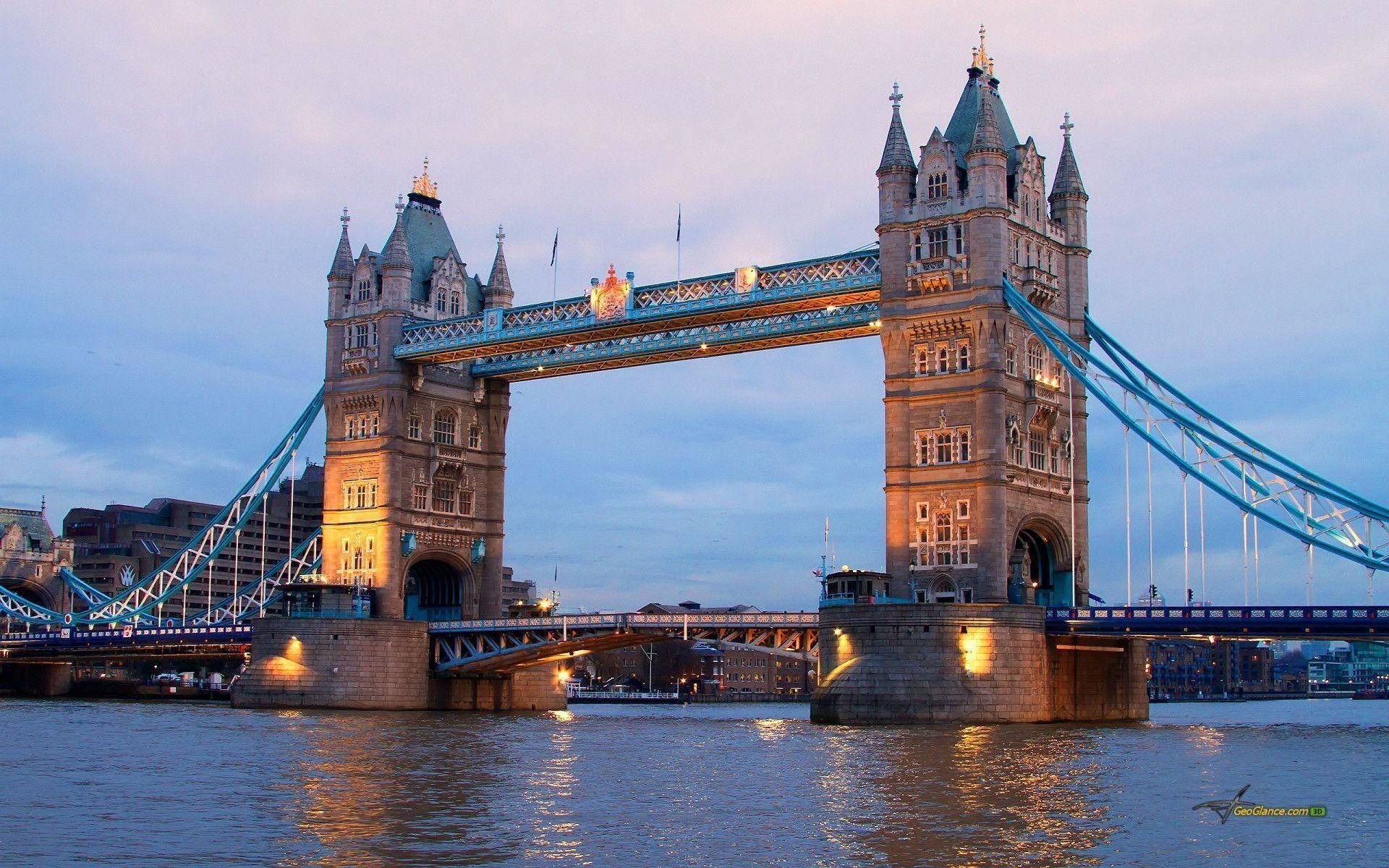 London England Tower Bridge Thames River Cityscape Urban Wallpapers