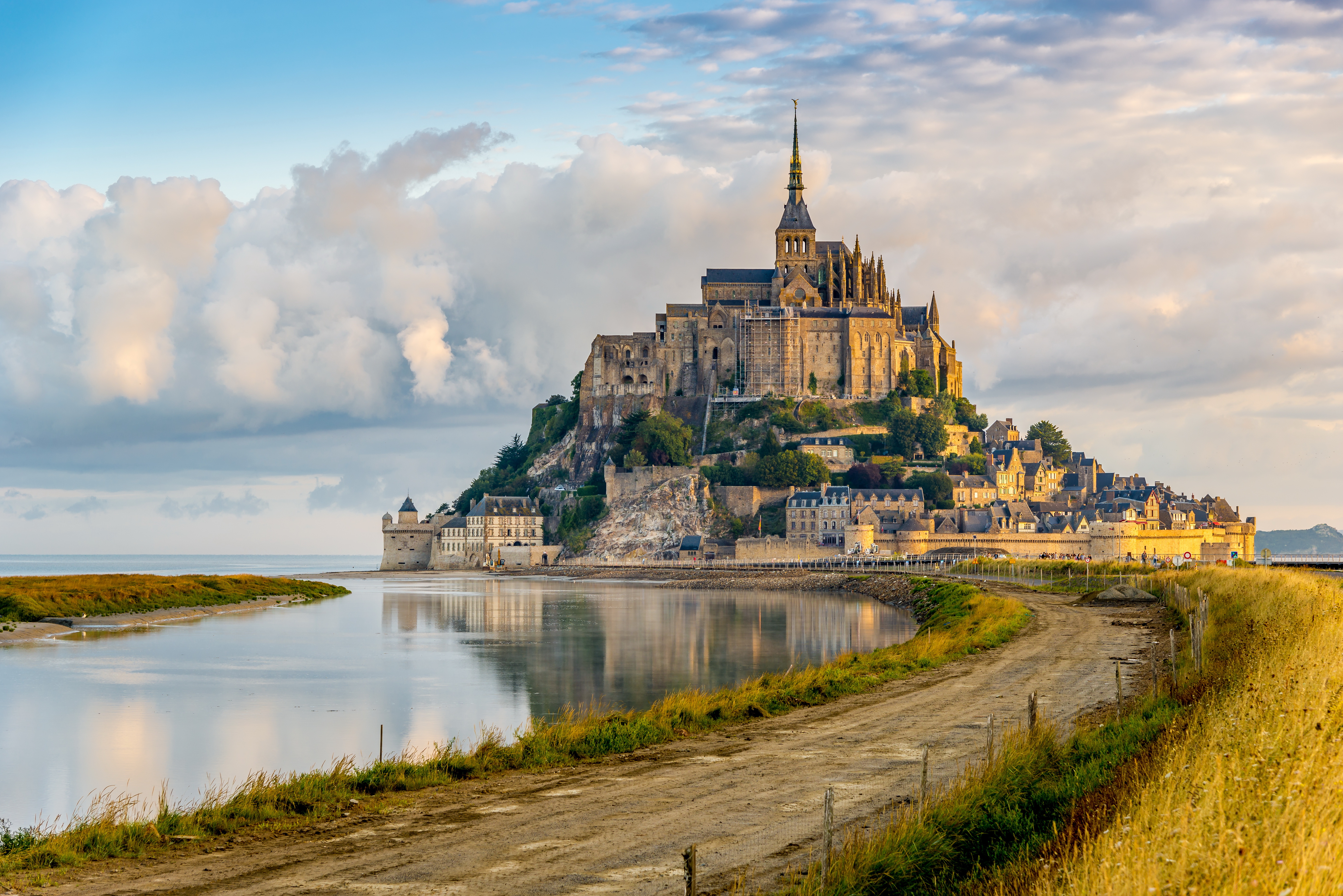 Mont Saint Michel Monastery Wallpapers