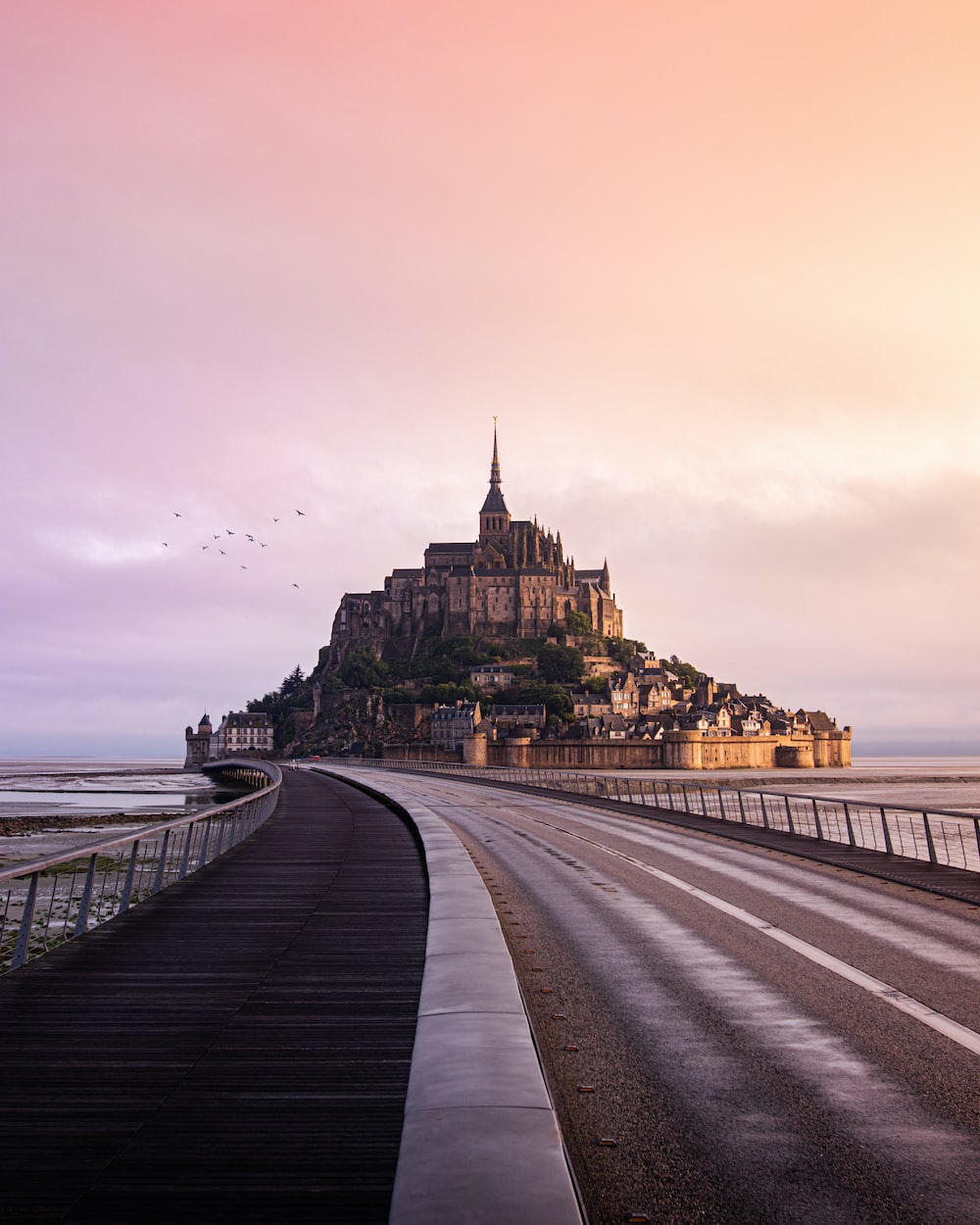 Mont Saint Michel Monastery Wallpapers