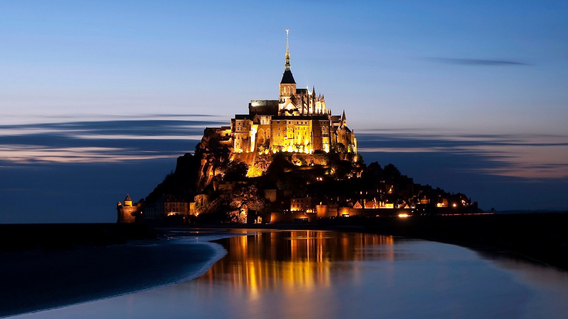 Mont Saint Michel Monastery Wallpapers