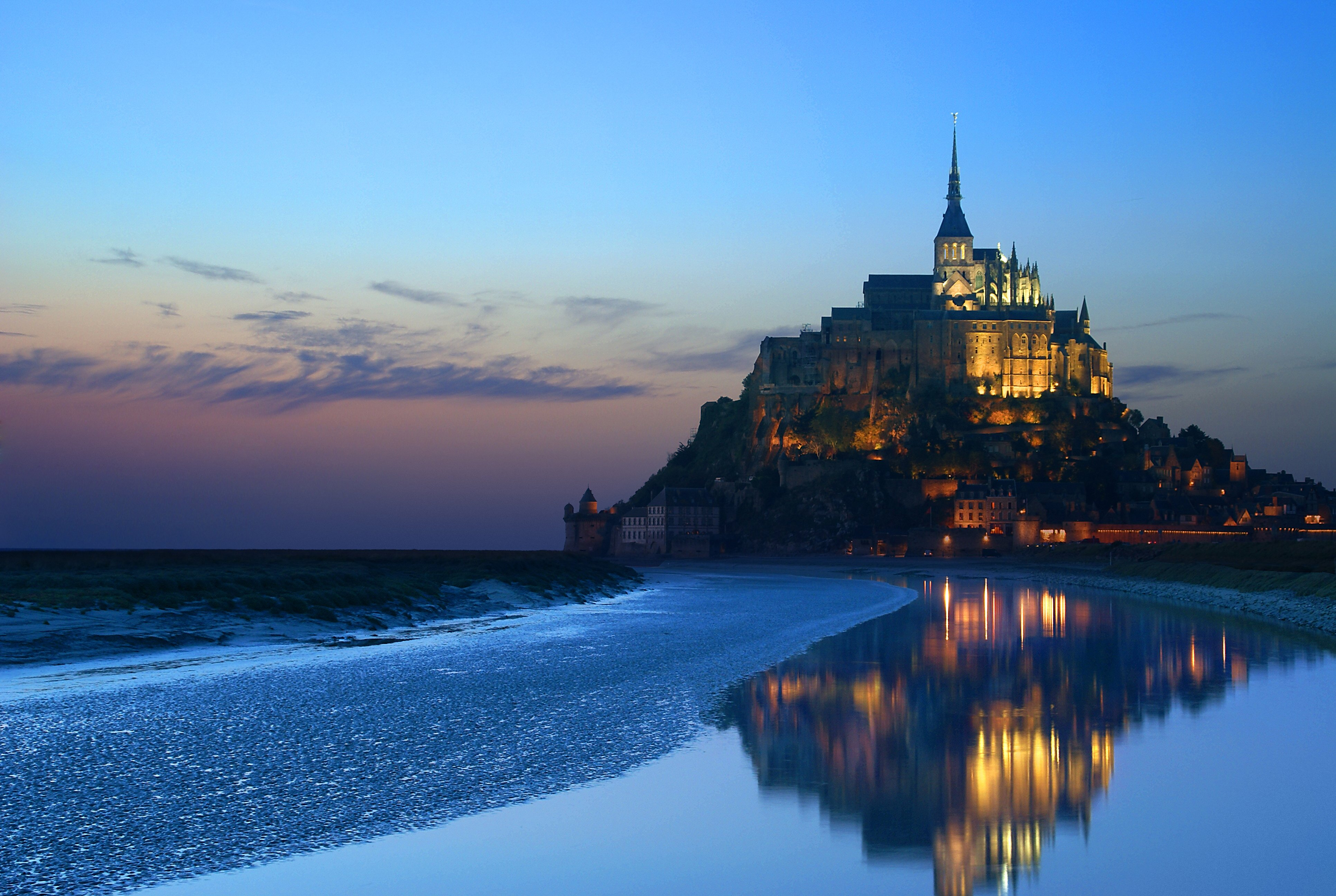 Mont Saint Michel Monastery Wallpapers