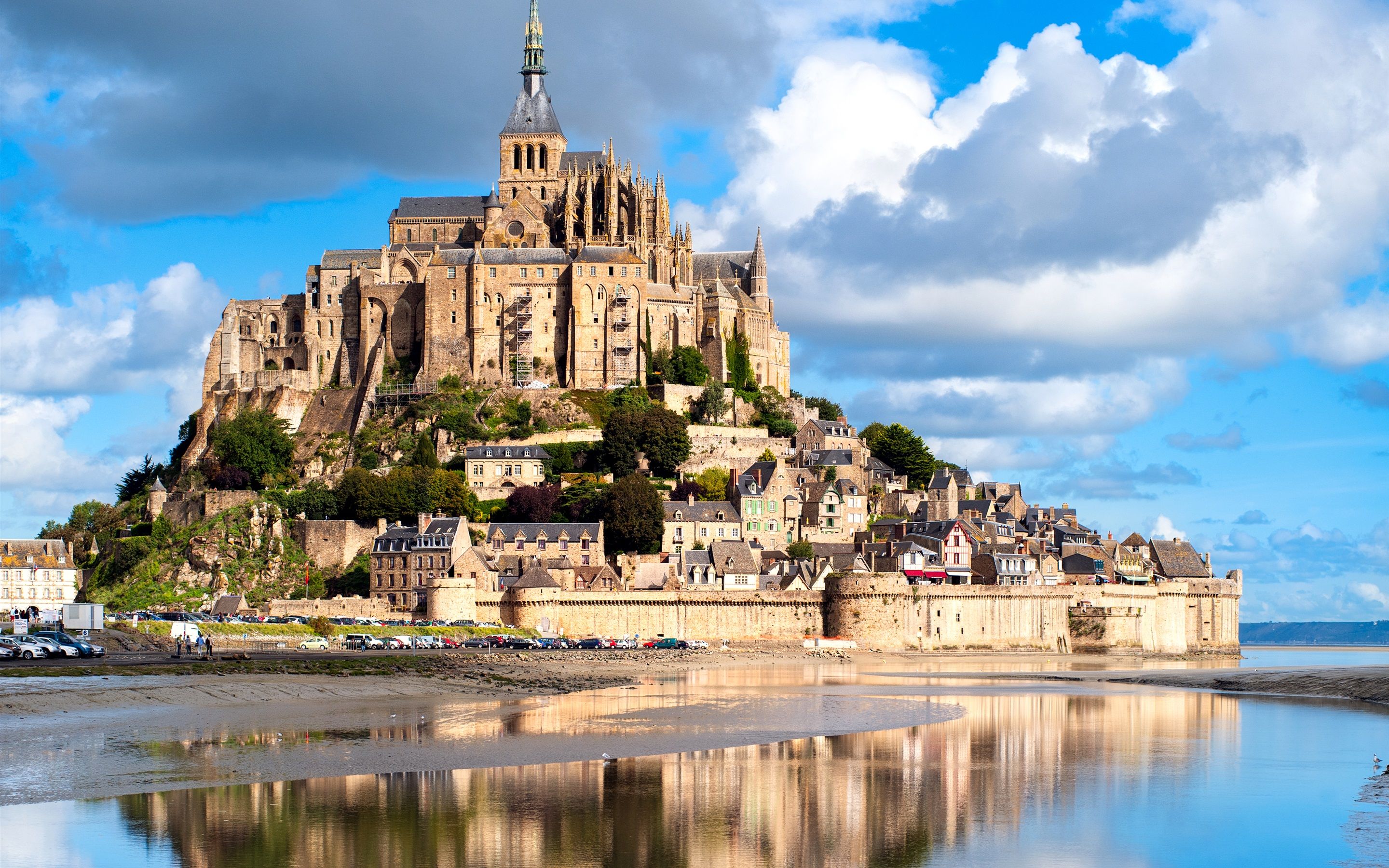 Mont Saint Michel Monastery Wallpapers