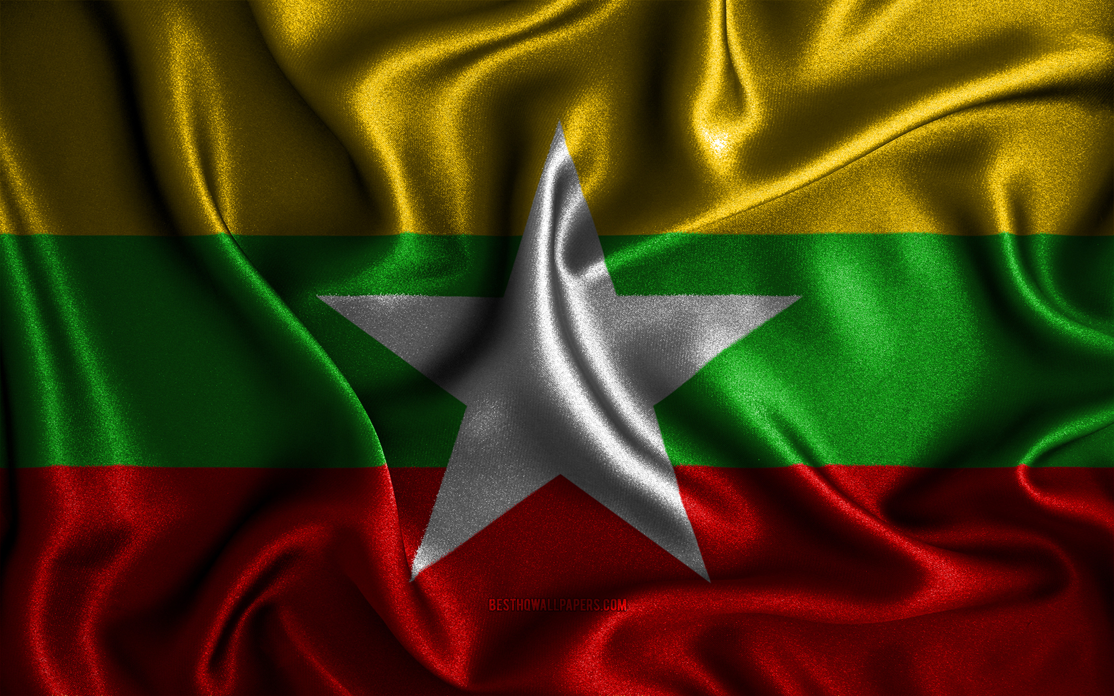 Myanmar Flag Wallpapers