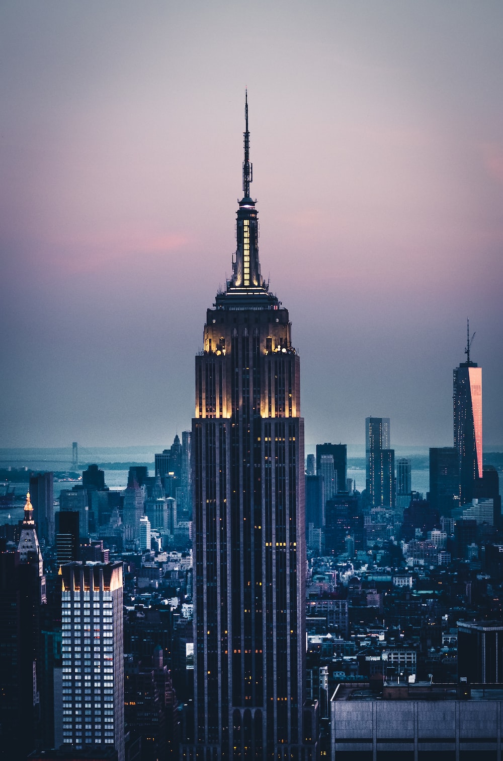 New York City Empire State Building Skyscrapers Wallpapers