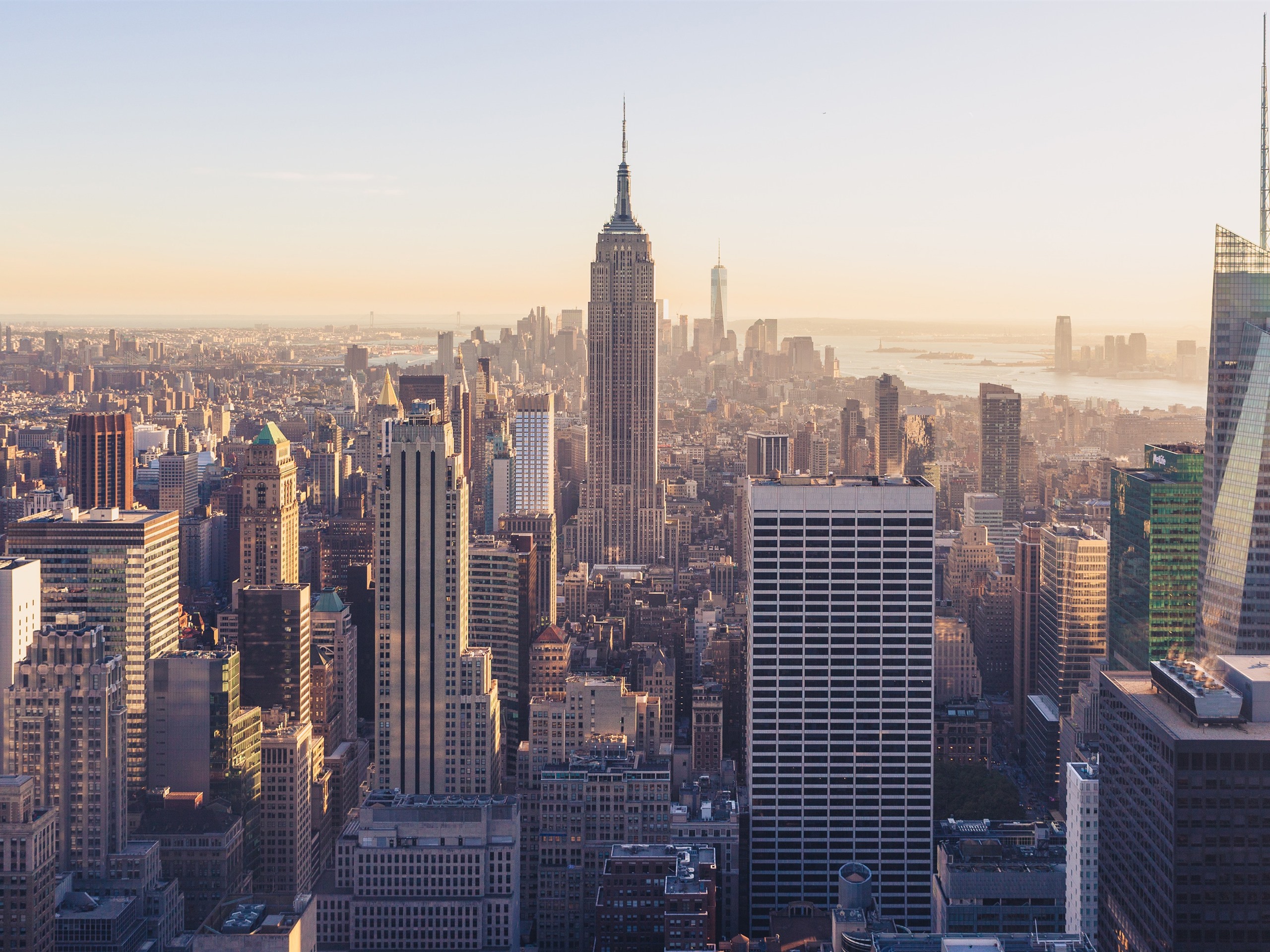 New York City Empire State Building Skyscrapers Wallpapers